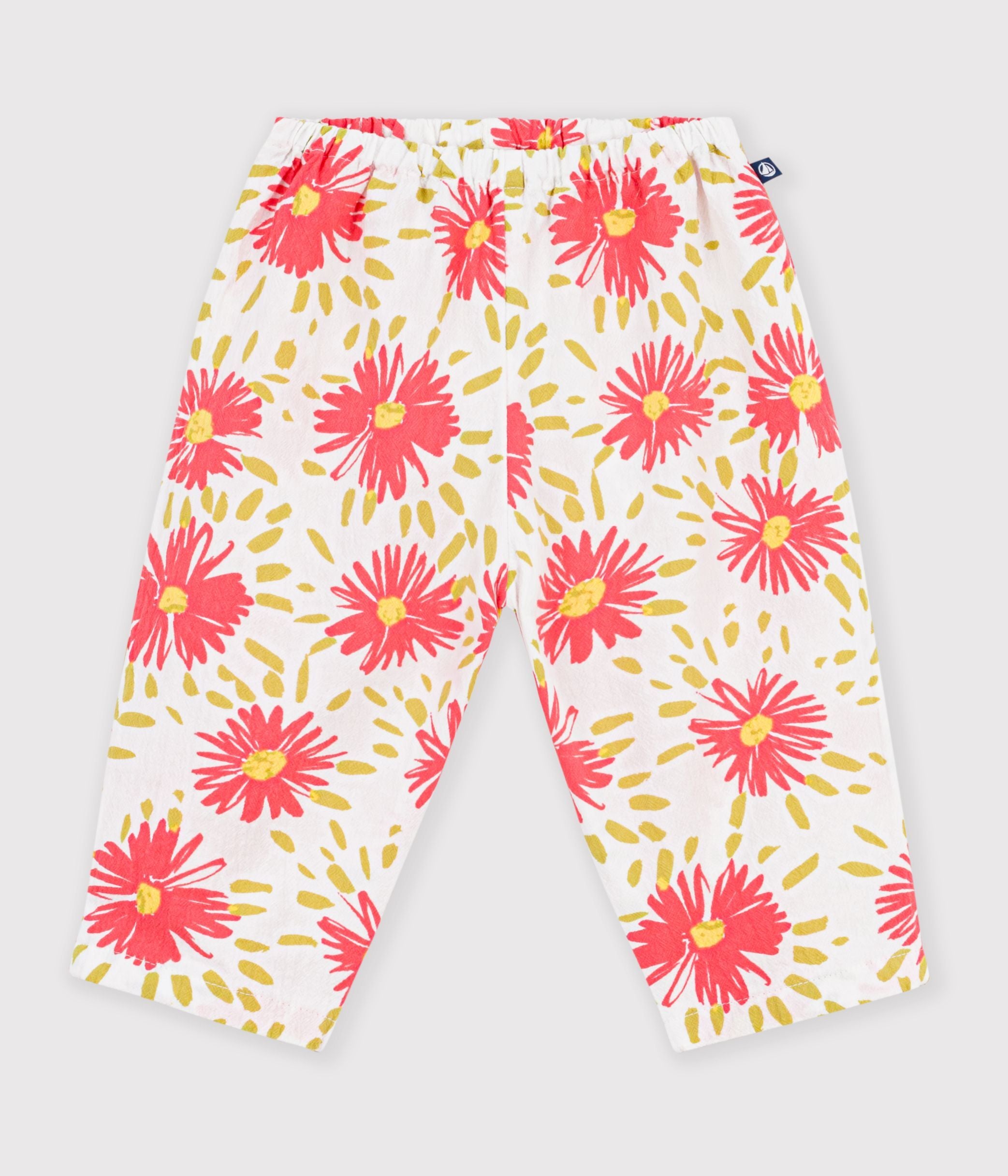 pantalon-bébé-en-coton-imprimé-fleurs