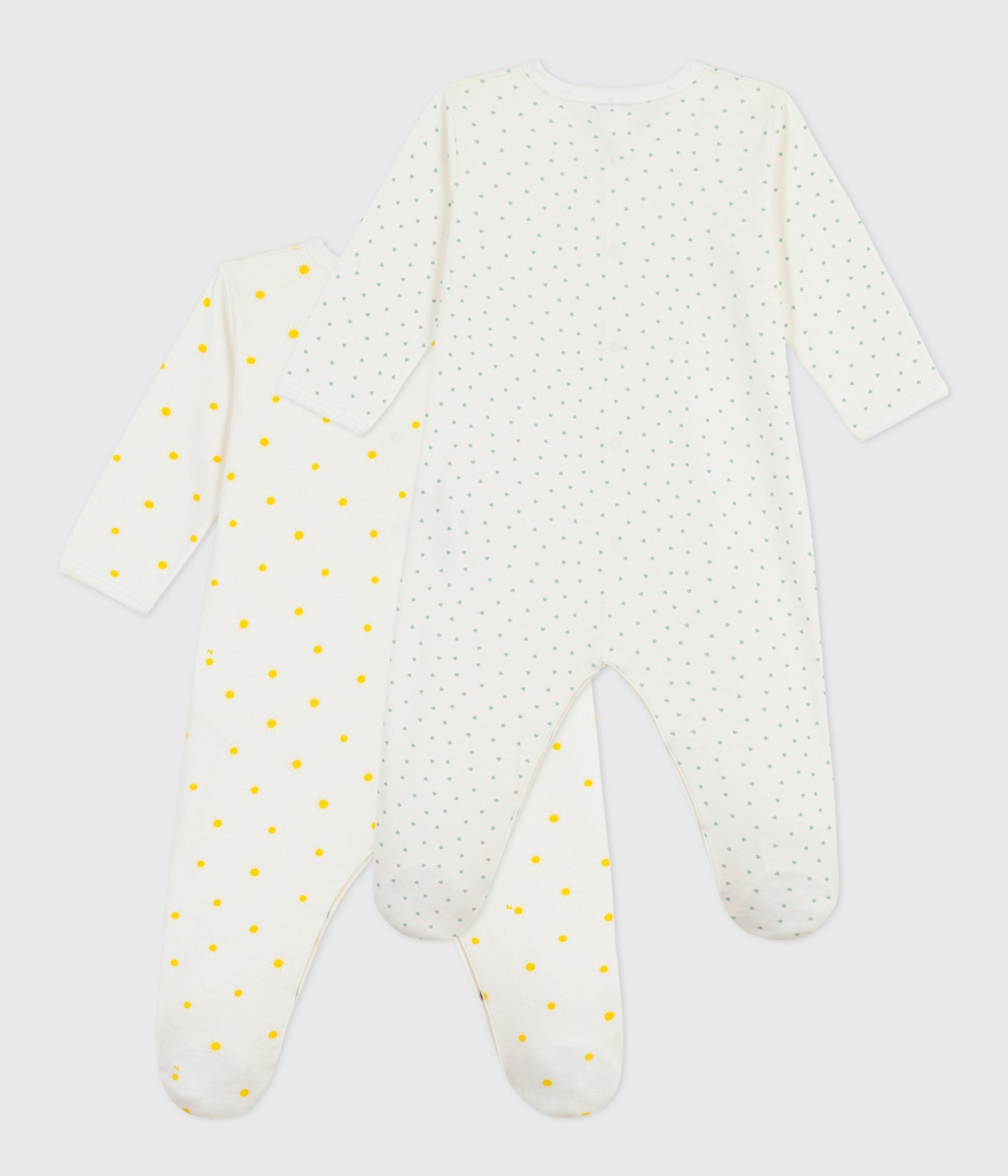 lot-de-2-pyjamas-bébé-en-coton-imprimé