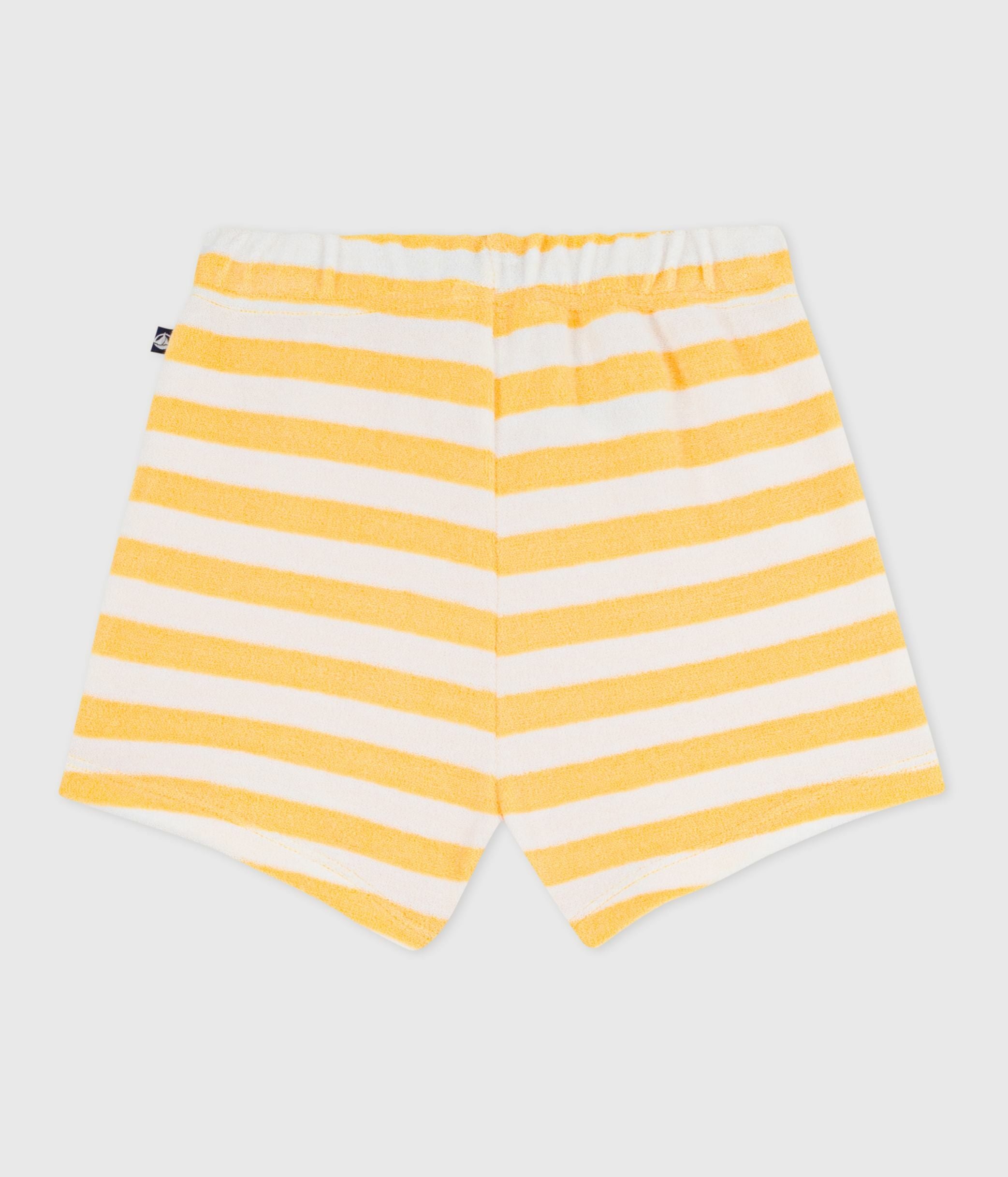 short-bébé-en-éponge-rayé