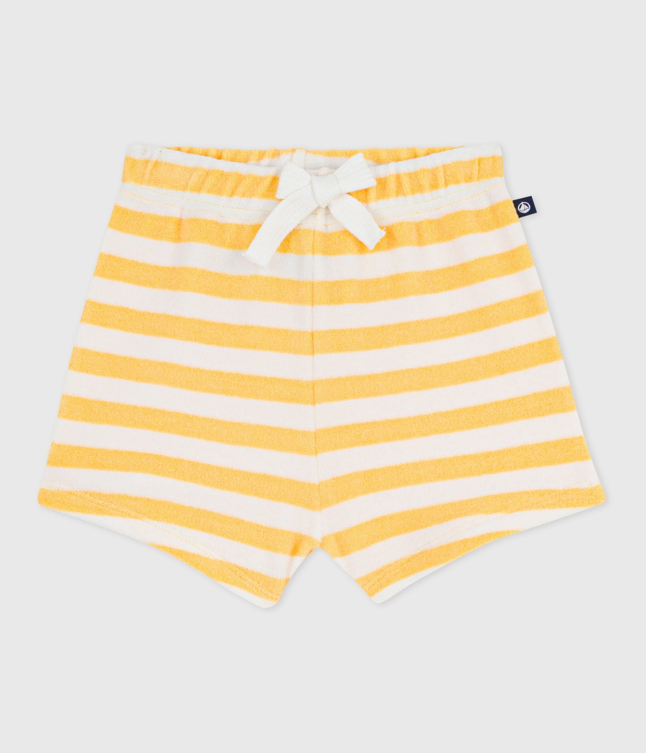 short-bébé-en-éponge-rayé