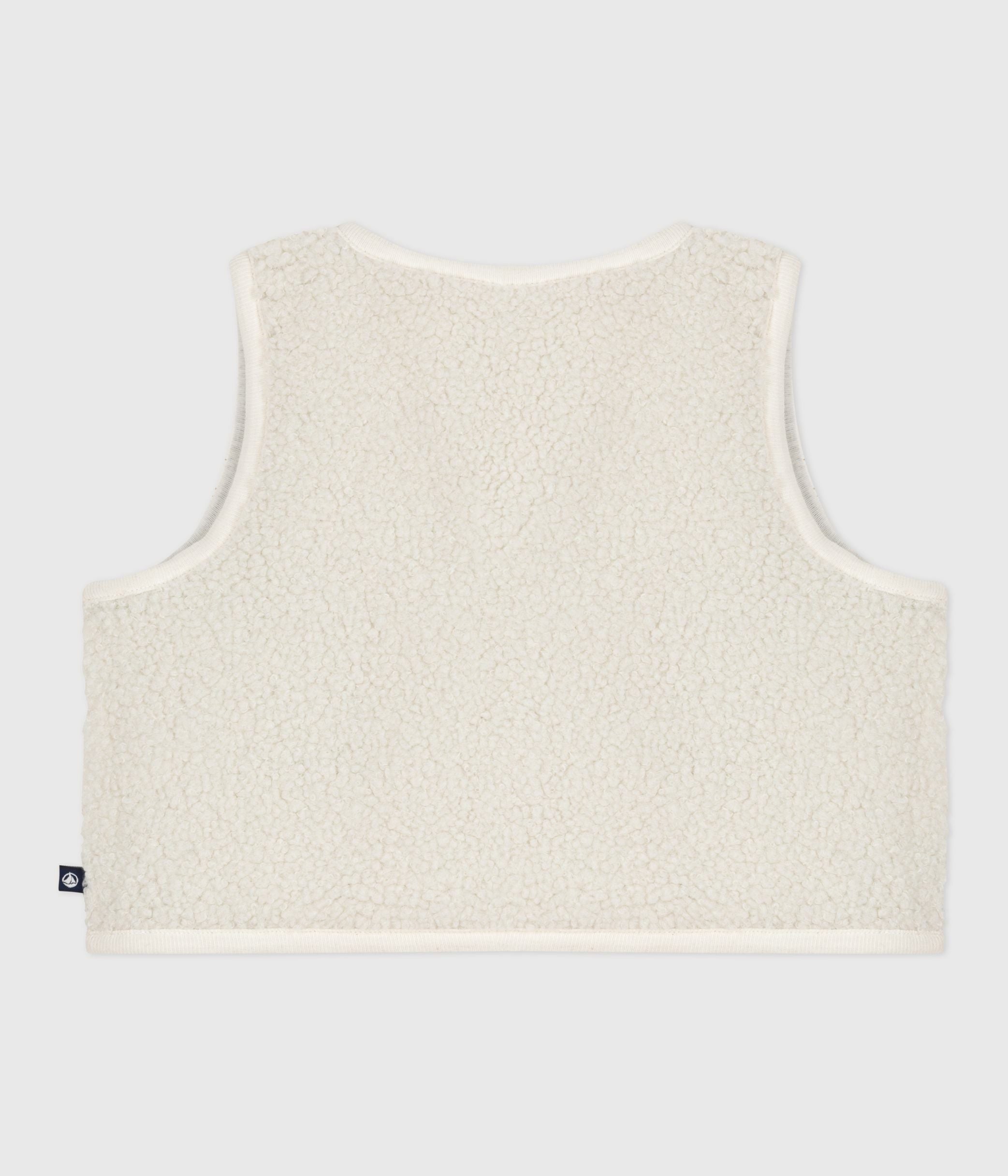 gilet-bébé-en-coton-milleraies-et-sherpa-sans-manche