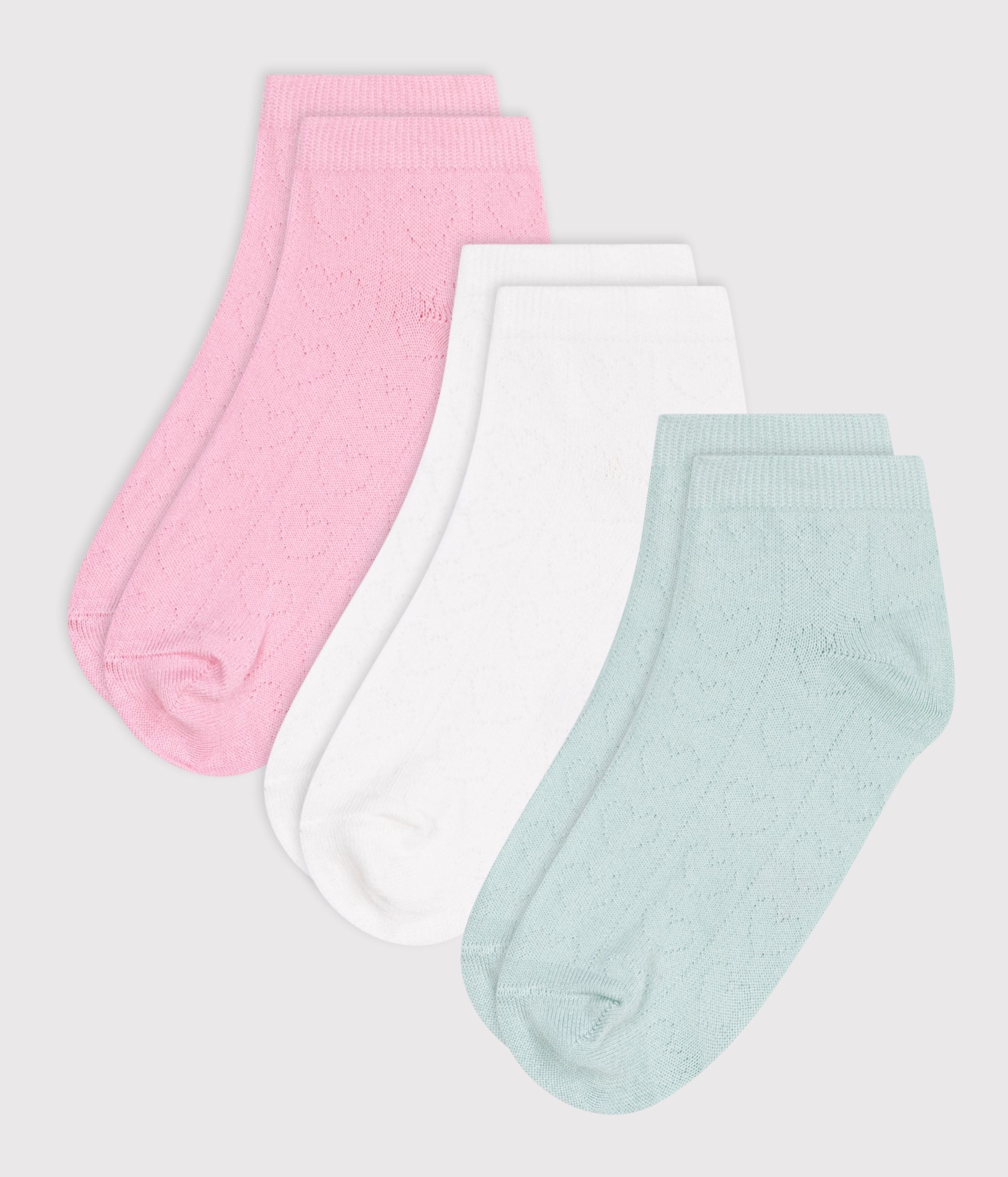 lot-de-3-paires-de-chaussettes-enfant-en-coton-ajourés-coeurs