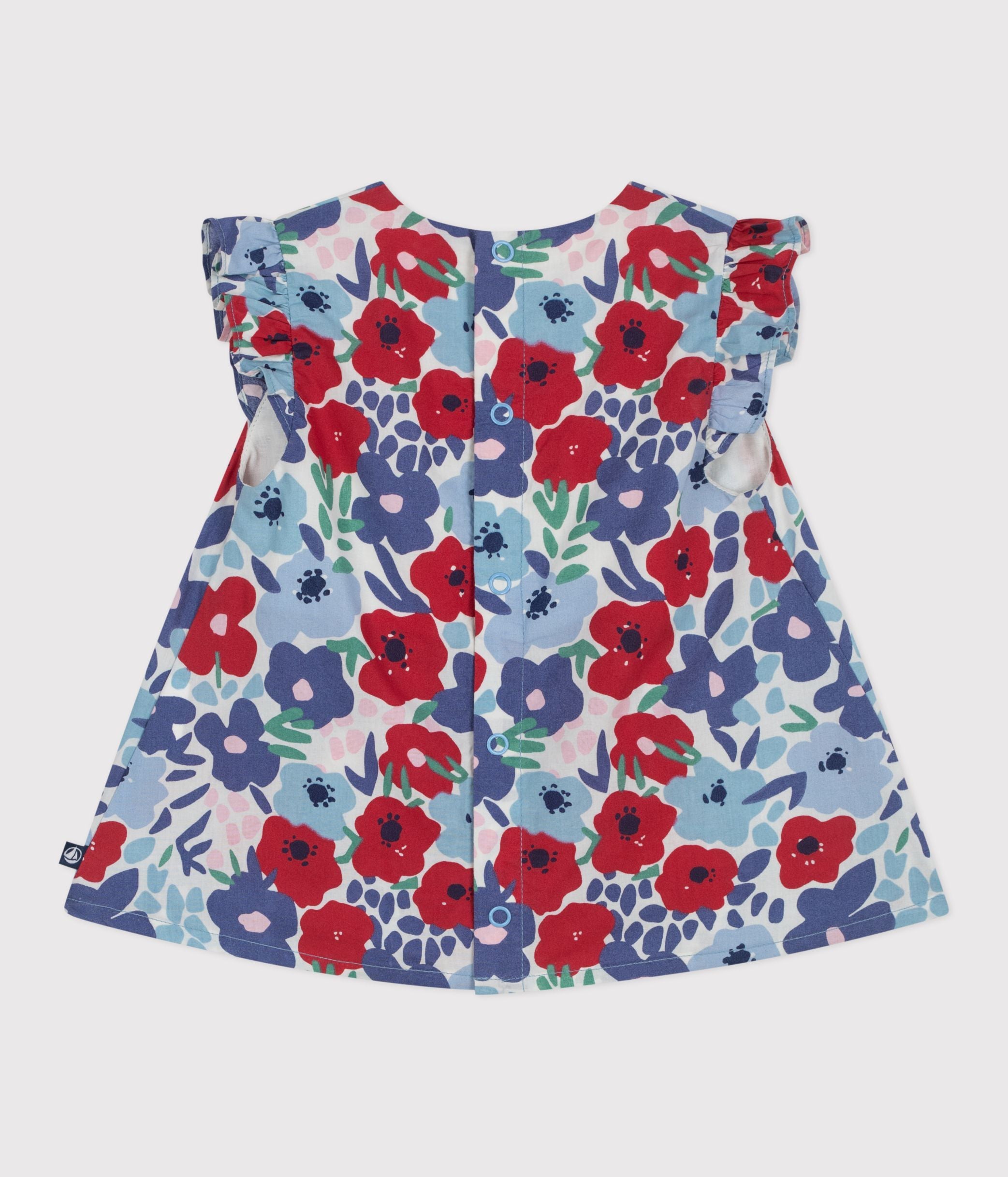 blouse-bébé-en-coton-sans-manches-en-coton-imprimée-fleurs