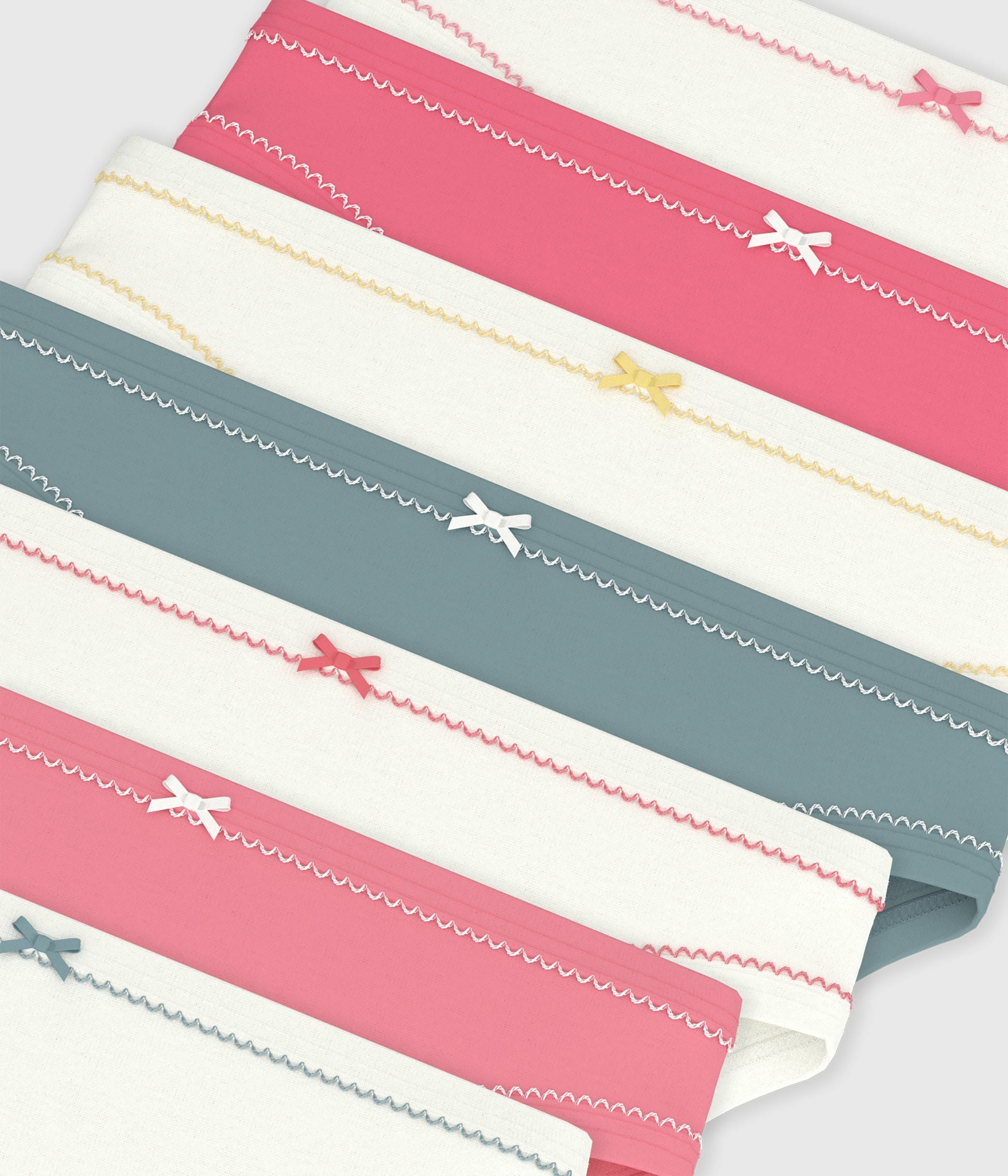 lot-de-7-culottes-enfant-en-coton-uni