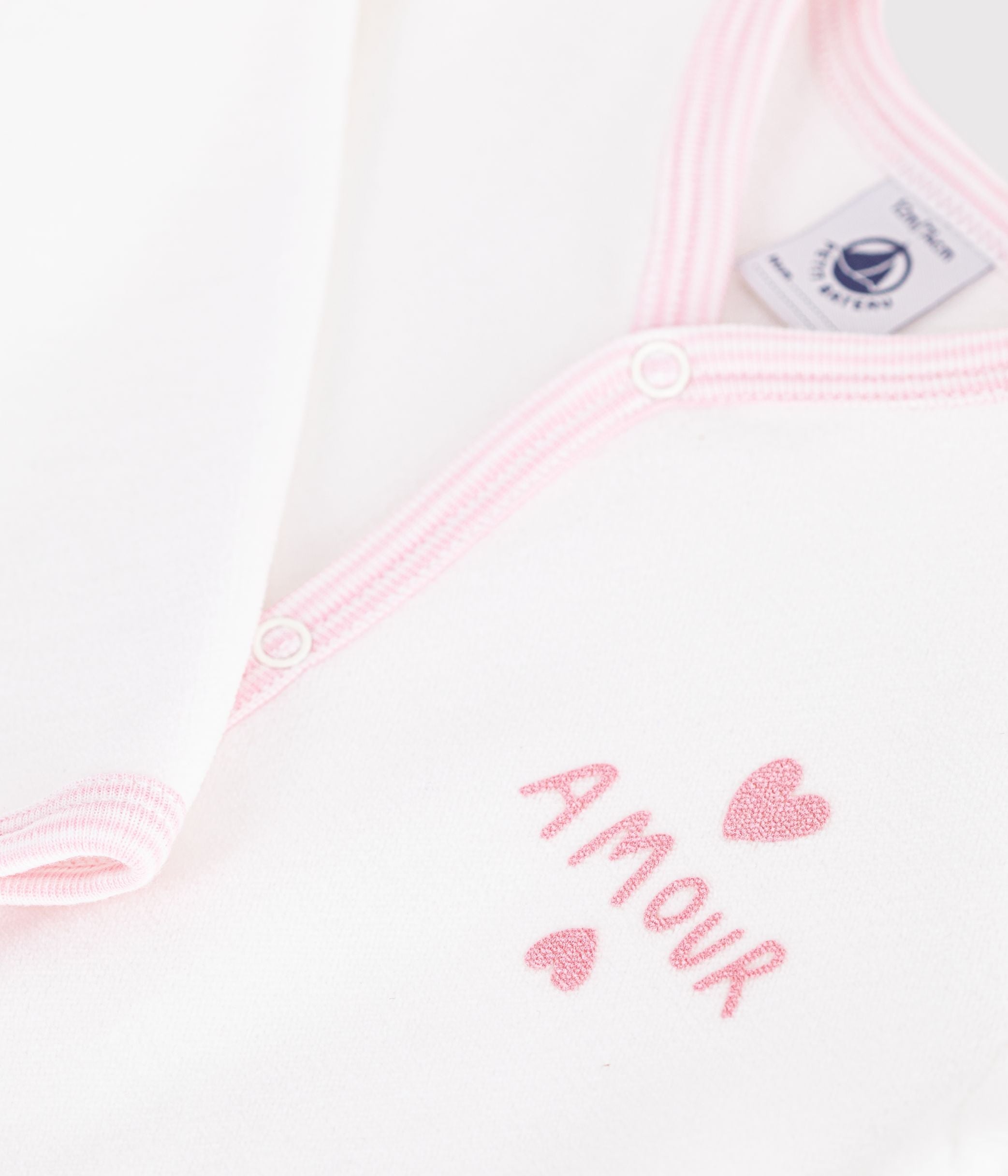 pyjama-bébé-en-velours-uni