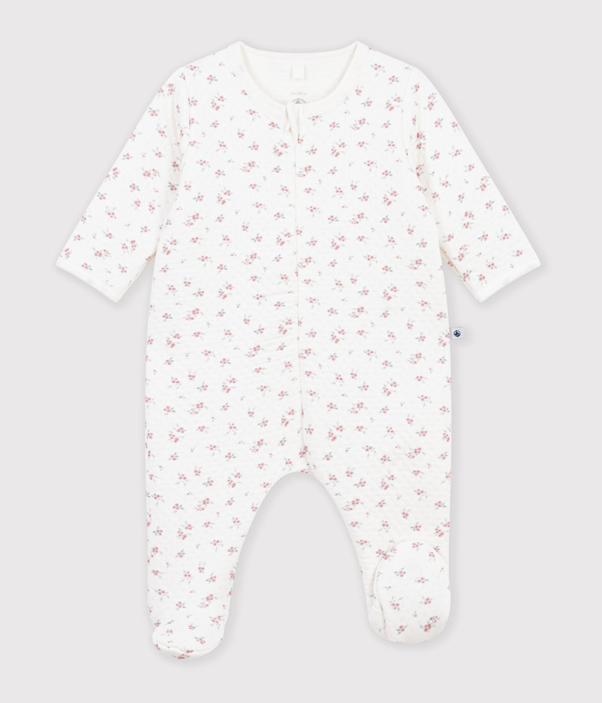 pyjama-bébé-en-tubique-imprimé-à-fleurs