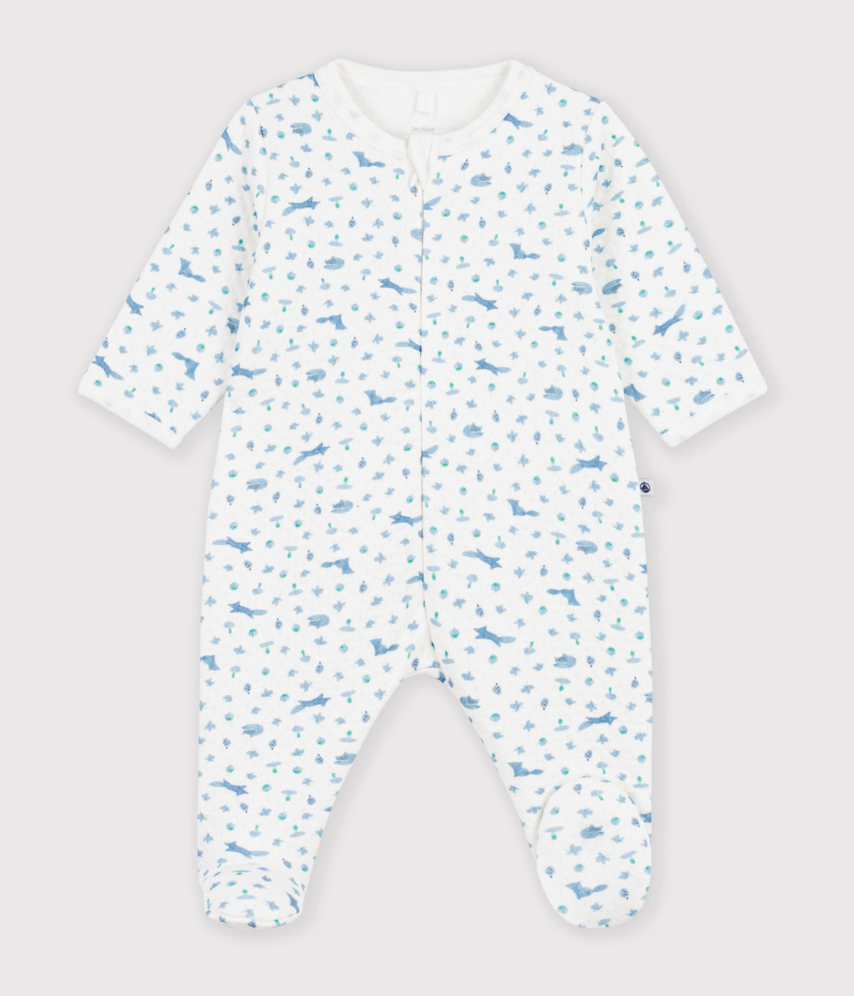 pyjama-bébé-en-tubique-imprimé-renard