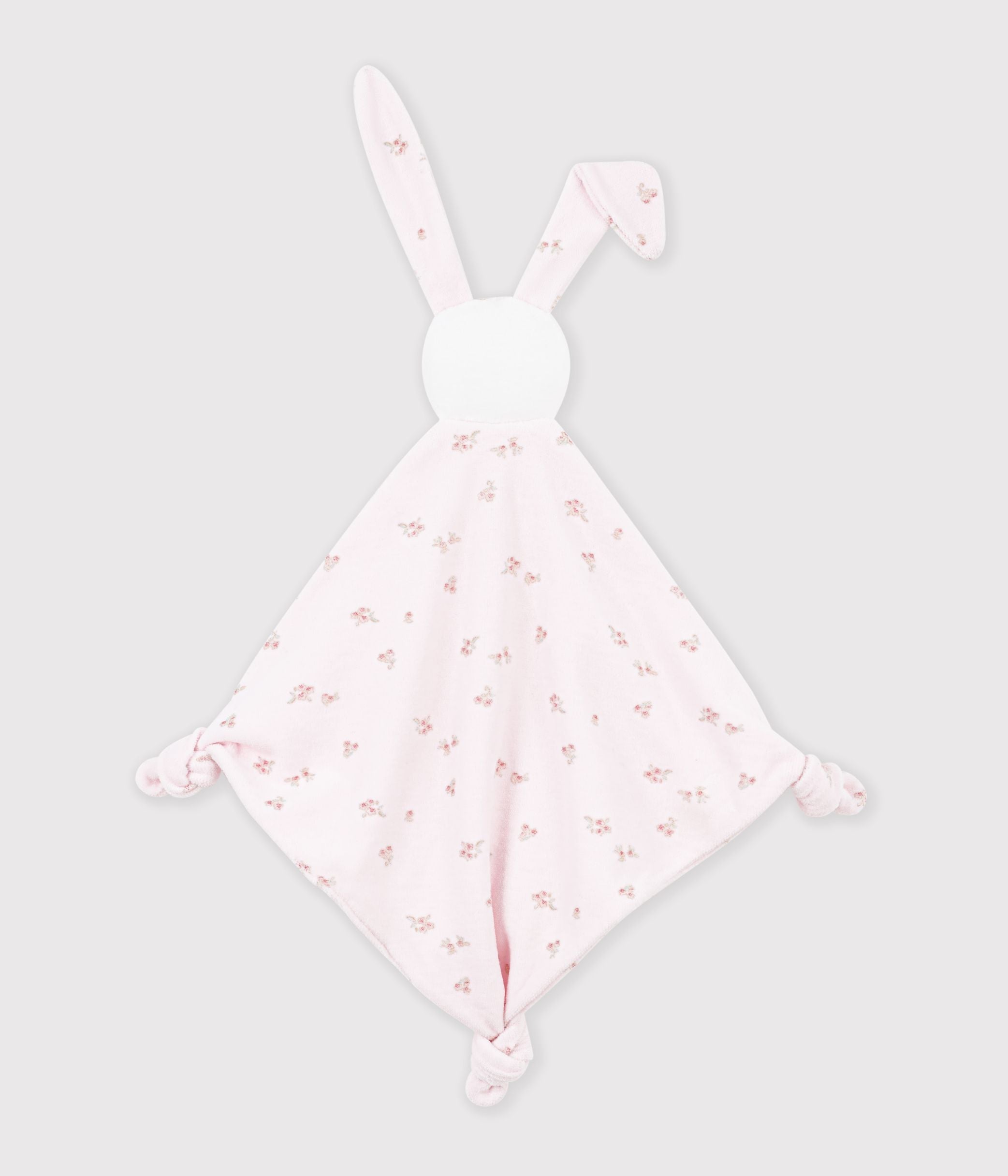 doudou-bébé-en-coton-imprimé-à-fleurs