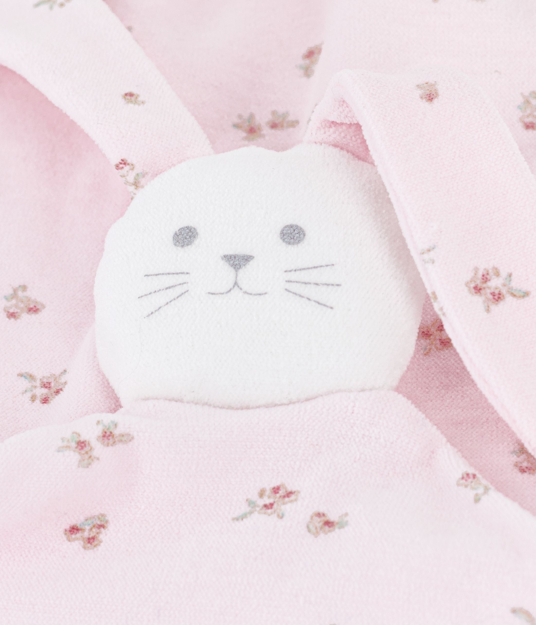 doudou-bébé-en-coton-imprimé-à-fleurs