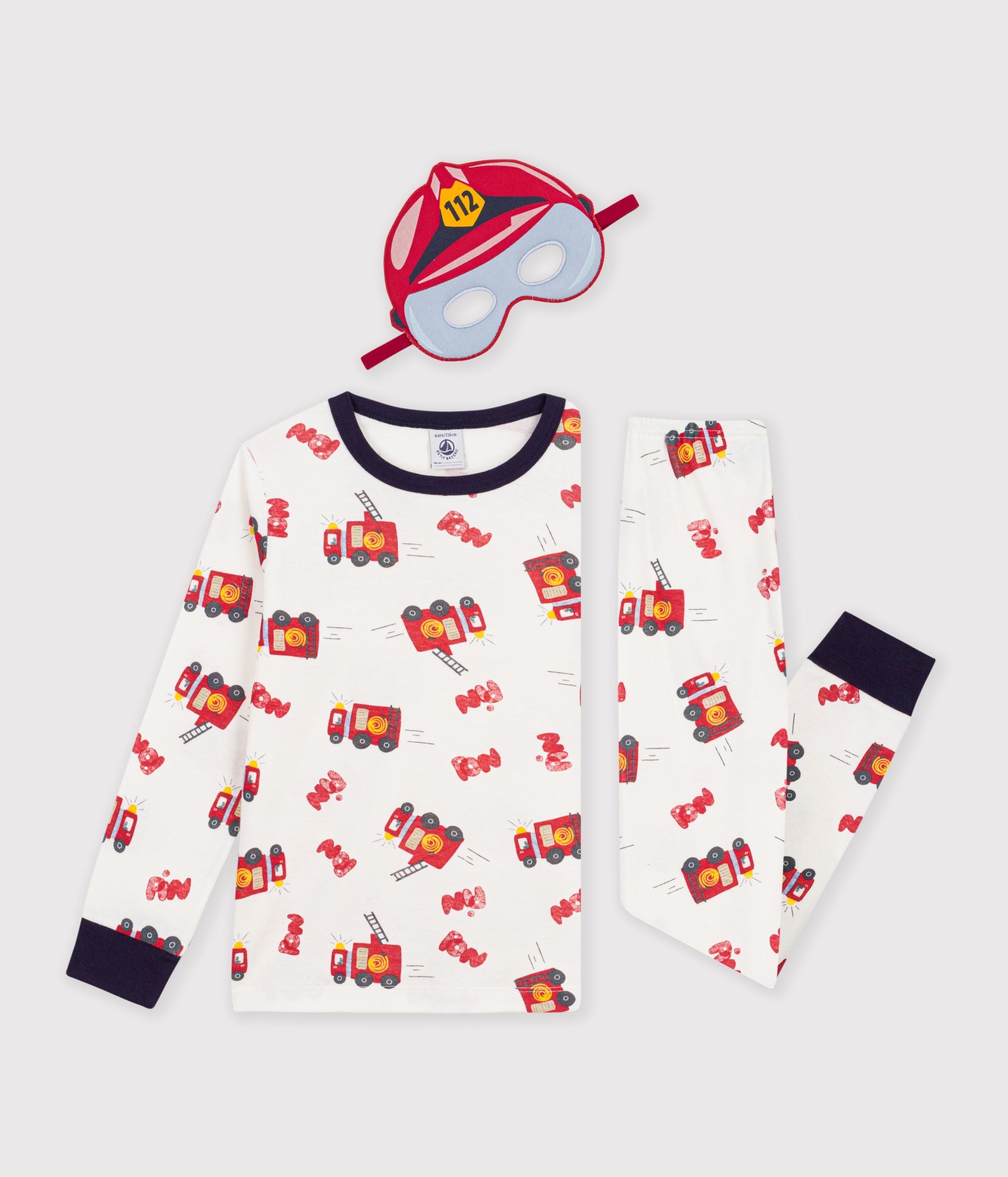 pyjama-déguisement-pompier-enfant-en-coton