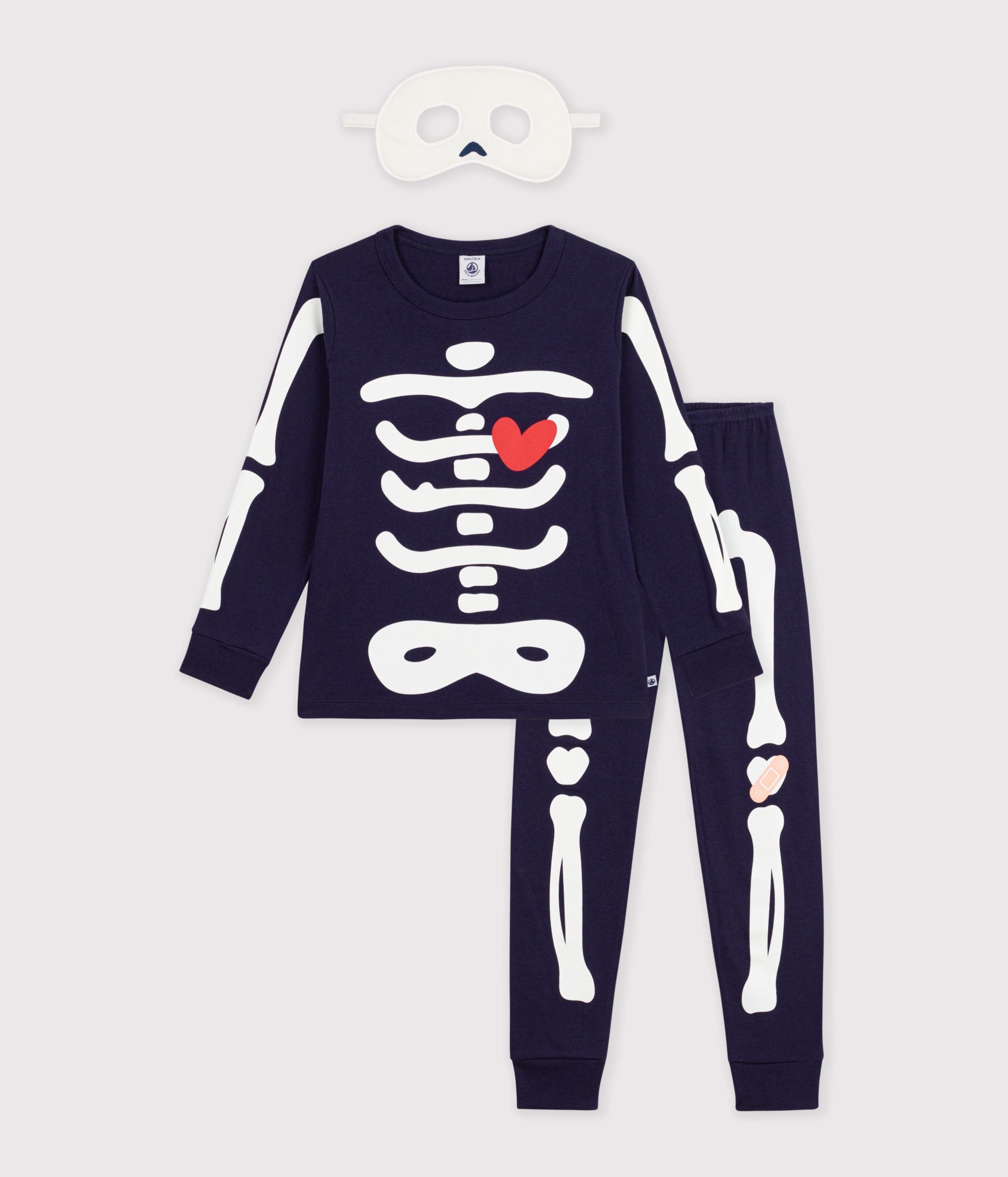 pyjama-déguisement-squelette-enfant-en-coton