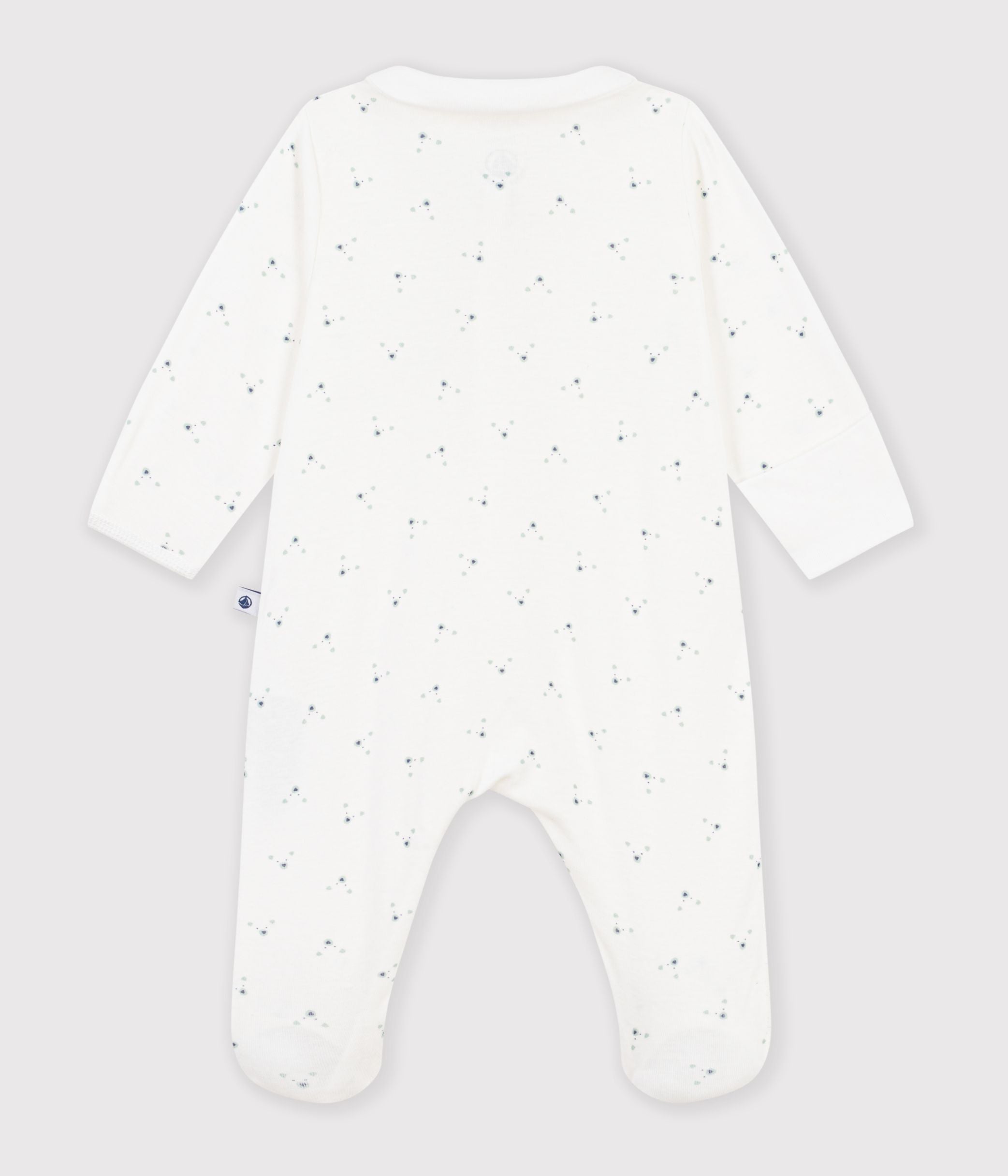 pyjama-bébé-en-coton-imprimé-à-fleurs