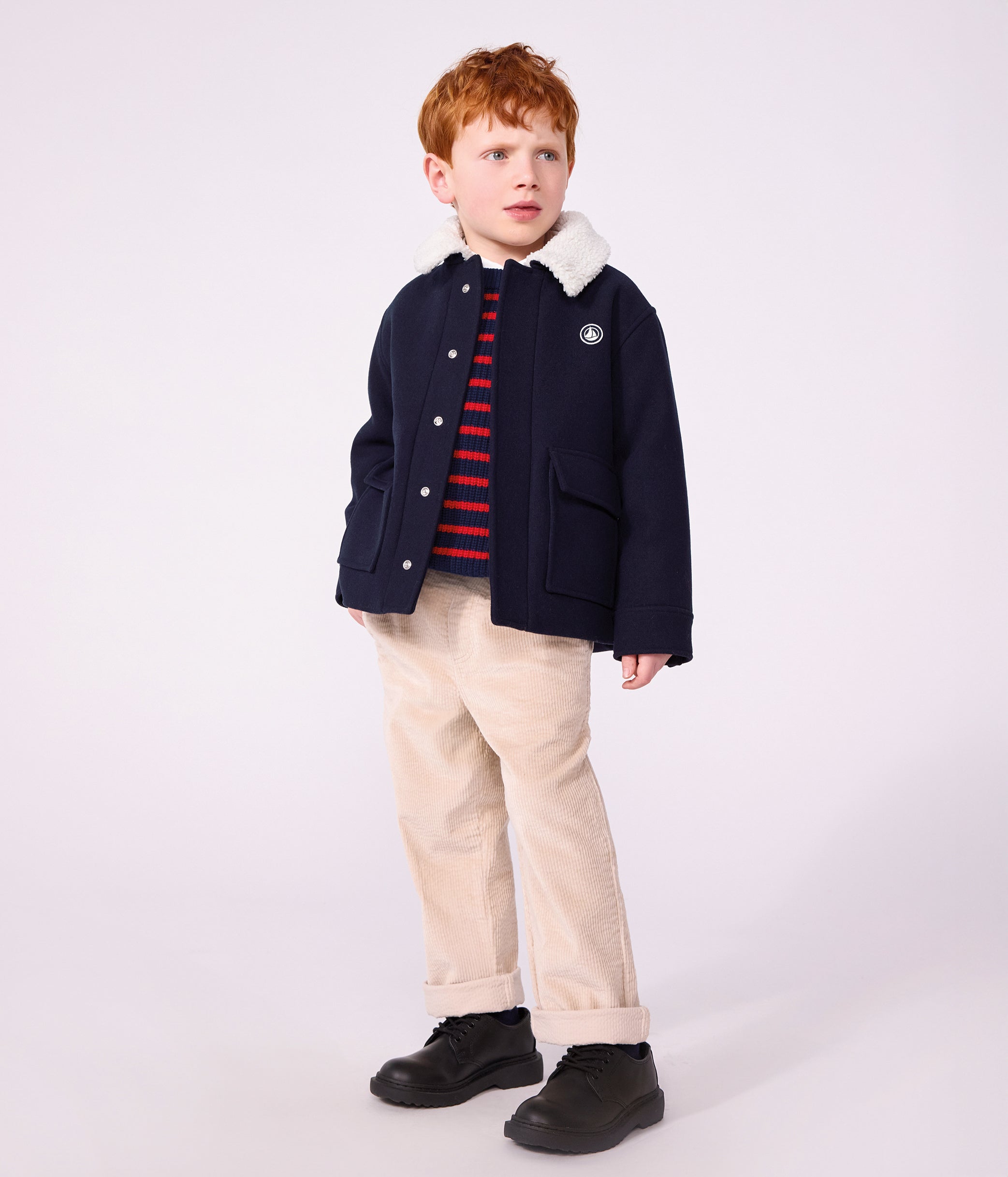 veste-esprit-caban-enfant-en-draps-de-laine-uni