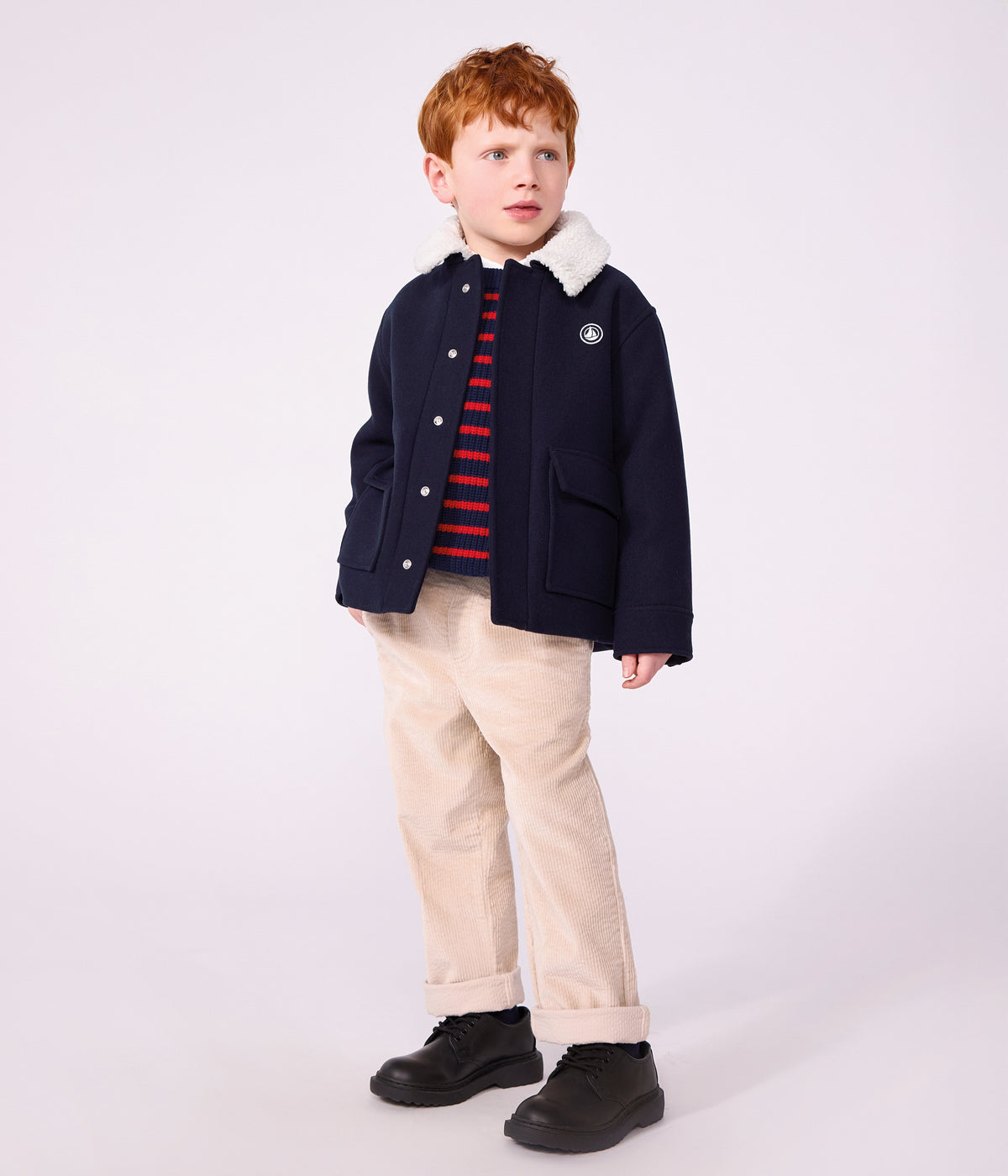 veste-esprit-caban-enfant-en-draps-de-laine-uni