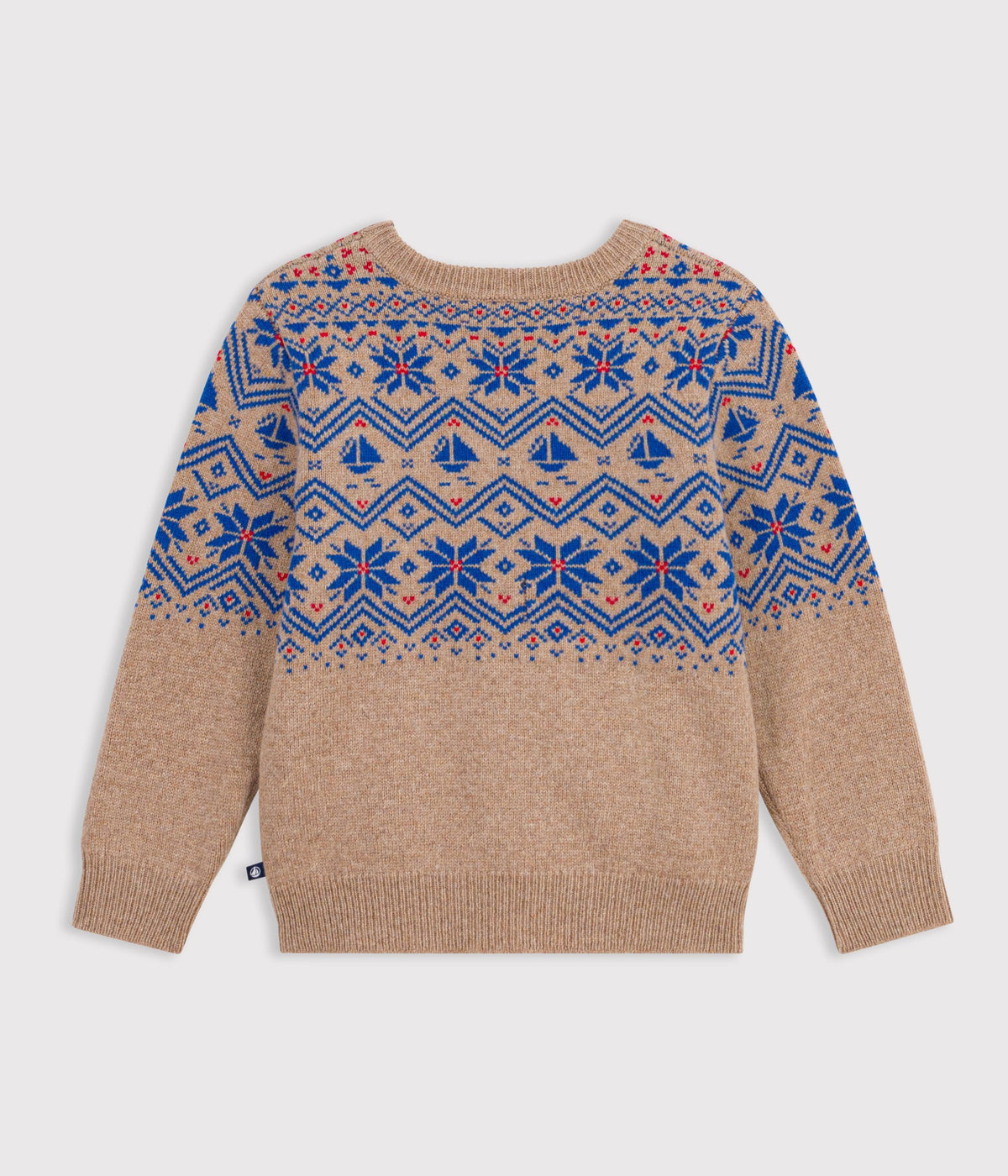 pull-jacquard-enfant-en-laine-et-coton