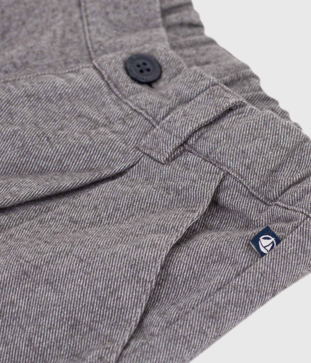pantalon-à-pinces-enfant-en-flanelle-de-coton