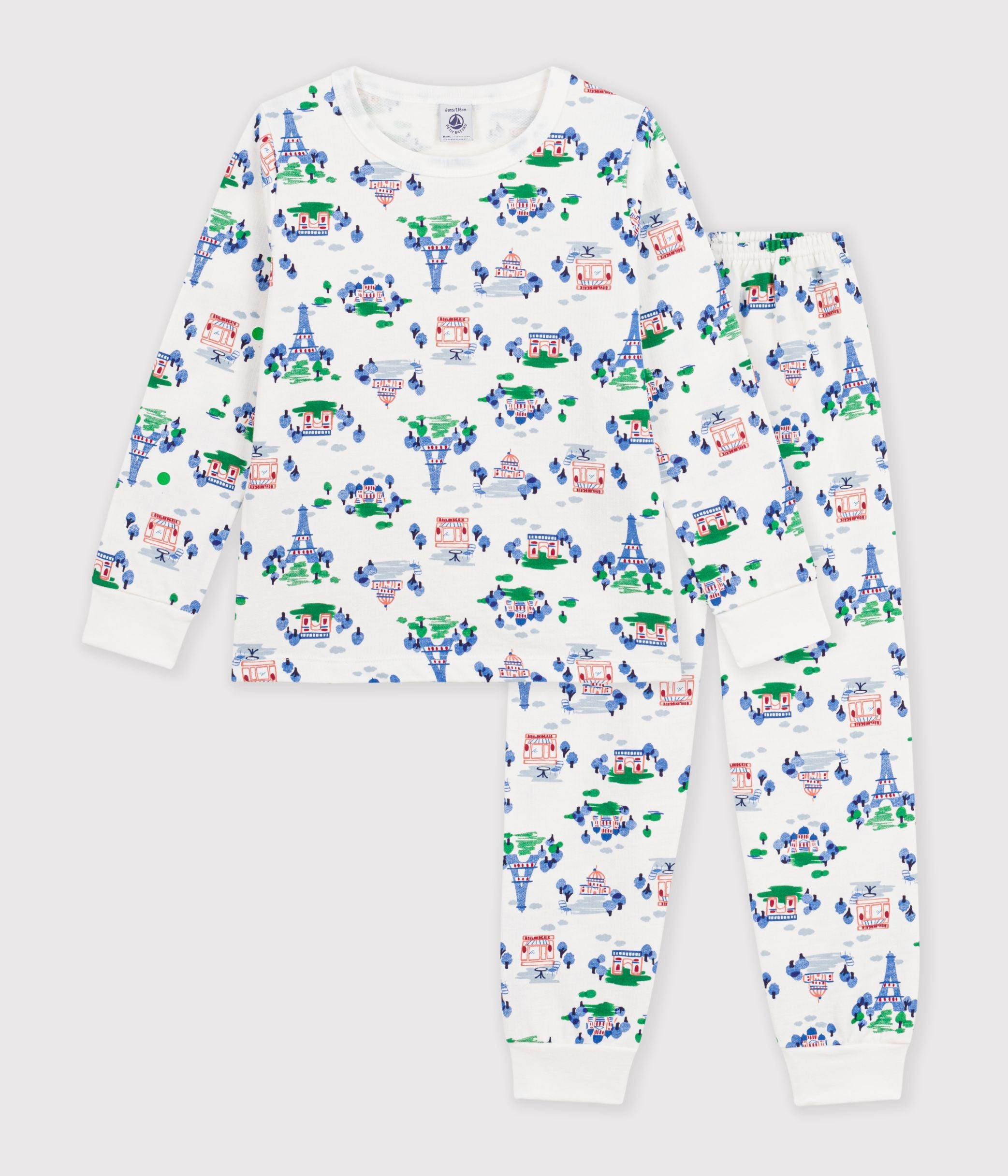 pyjama-enfant-en-molleton-imprimé-paris