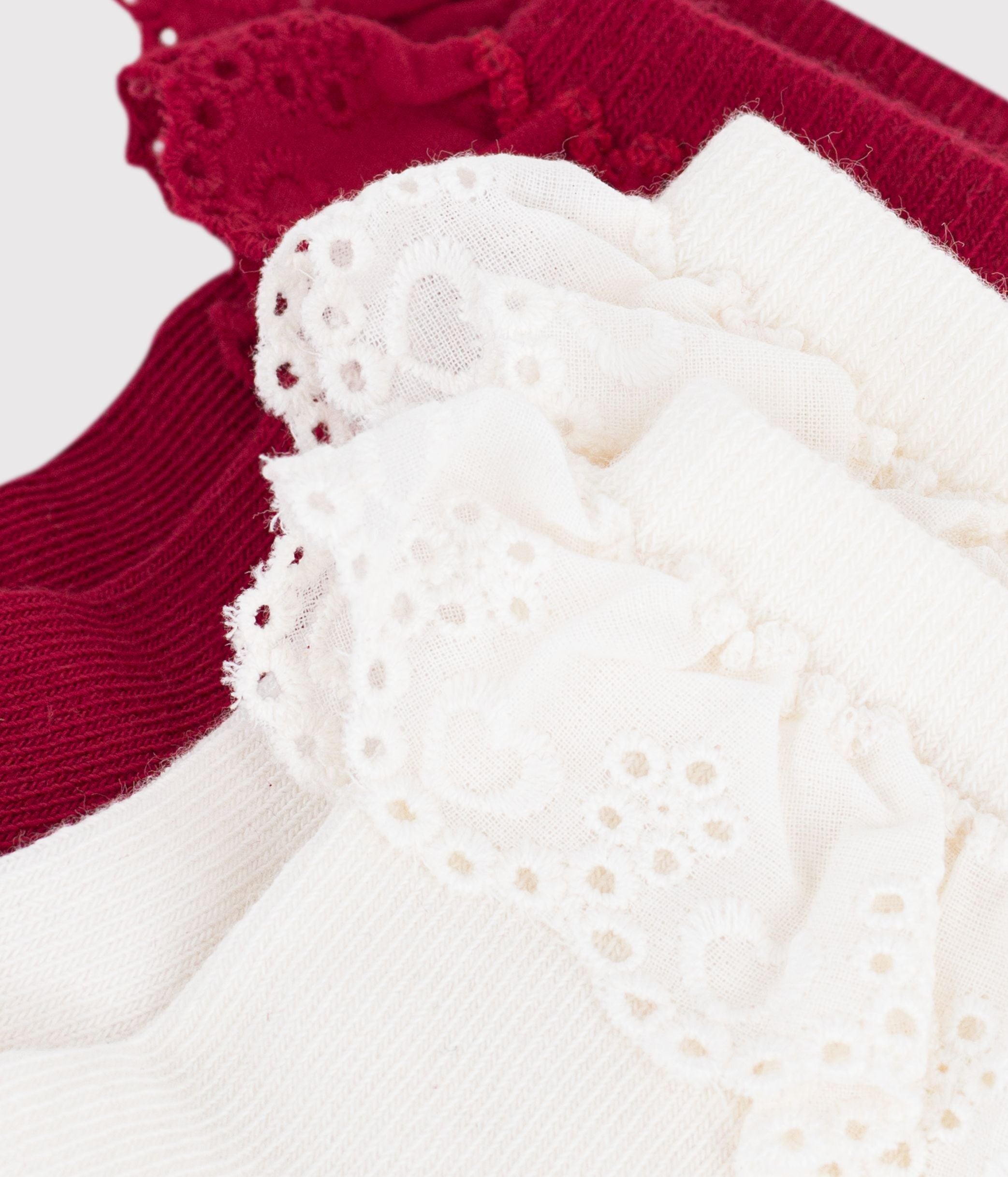2-paires-de-chaussettes-bébé-en-coton-à-volant