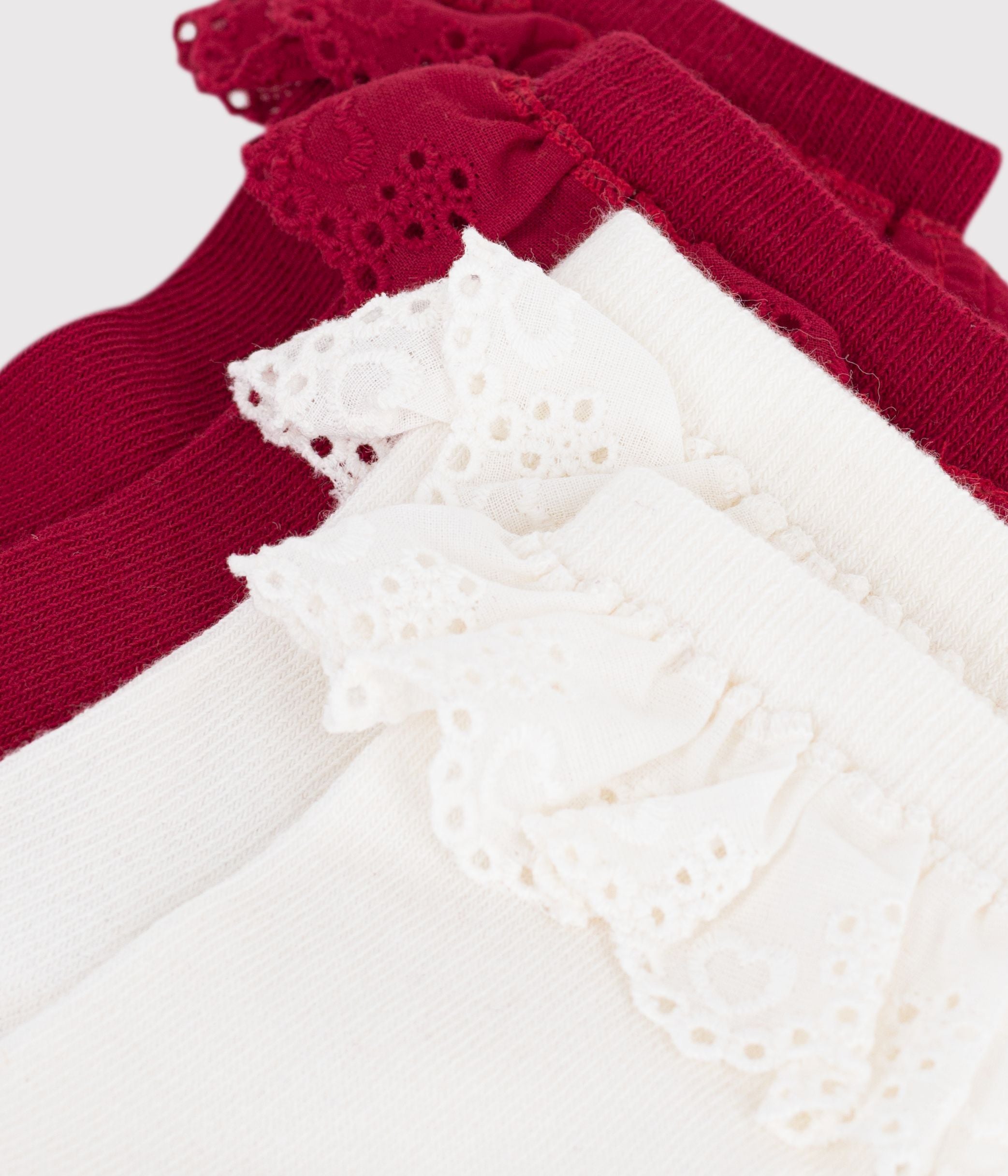2-paires-de-chaussettes-enfant-en-coton-à-volant