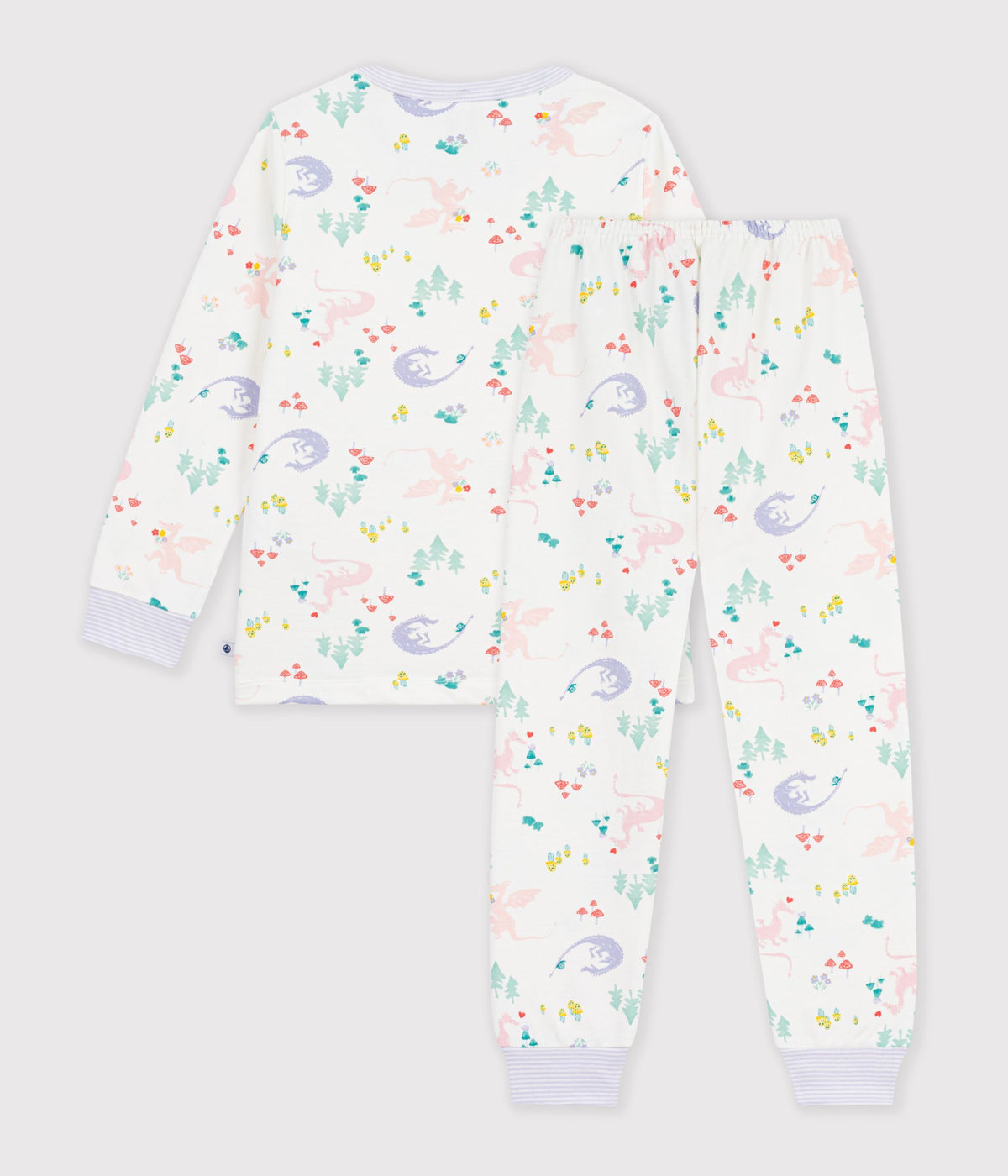 pyjama-enfant-en-molleton-imprimé-dragons
