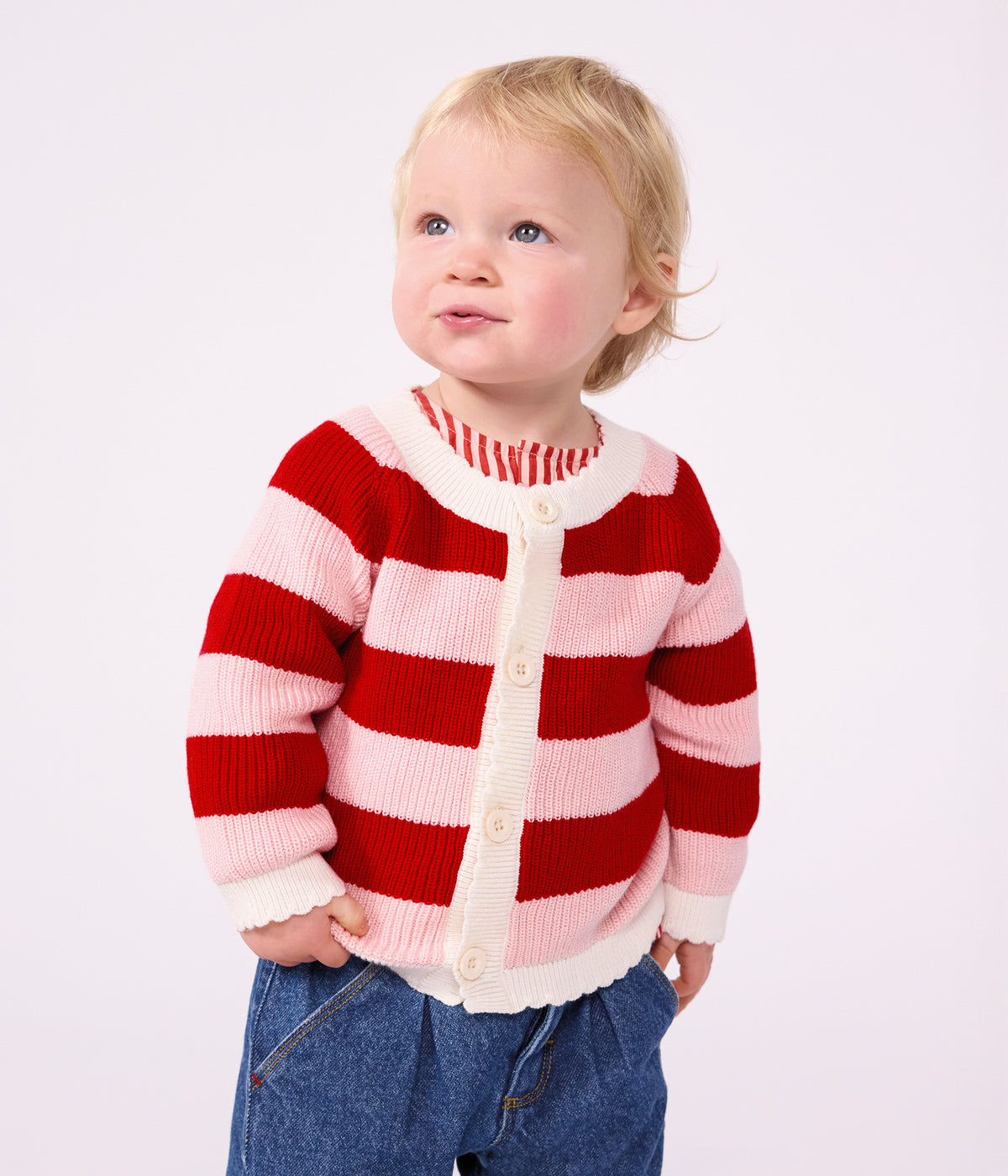 pyjama-enfant-en-velours-imprimé-bonhommes-de-neige