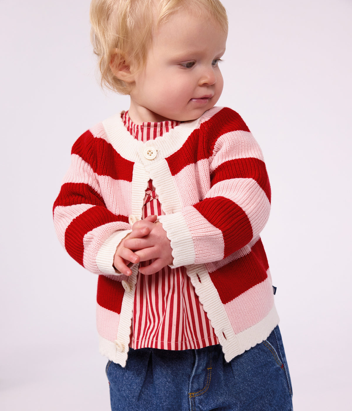 pyjama-enfant-en-velours-imprimé-bonhommes-de-neige