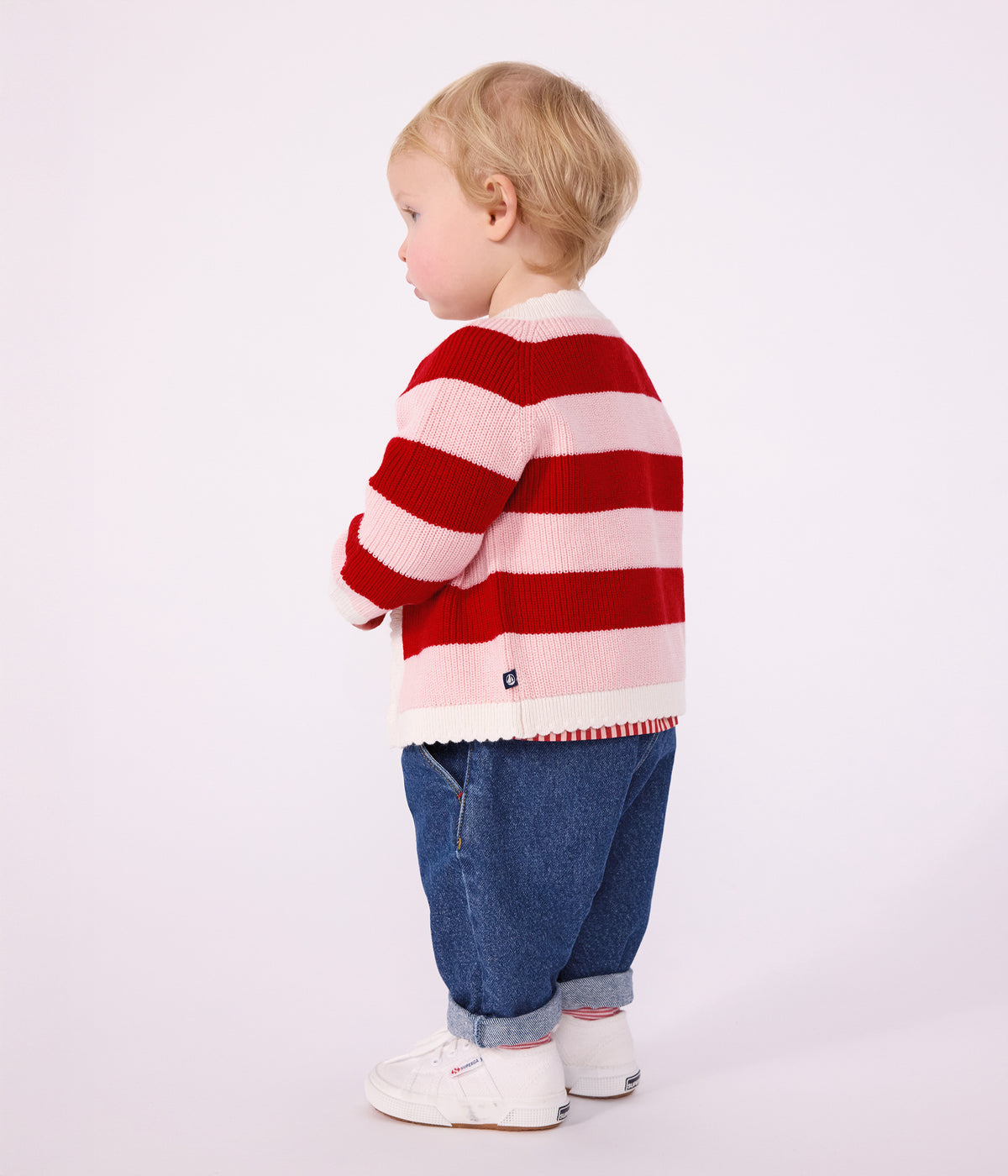 pyjama-enfant-en-velours-imprimé-bonhommes-de-neige