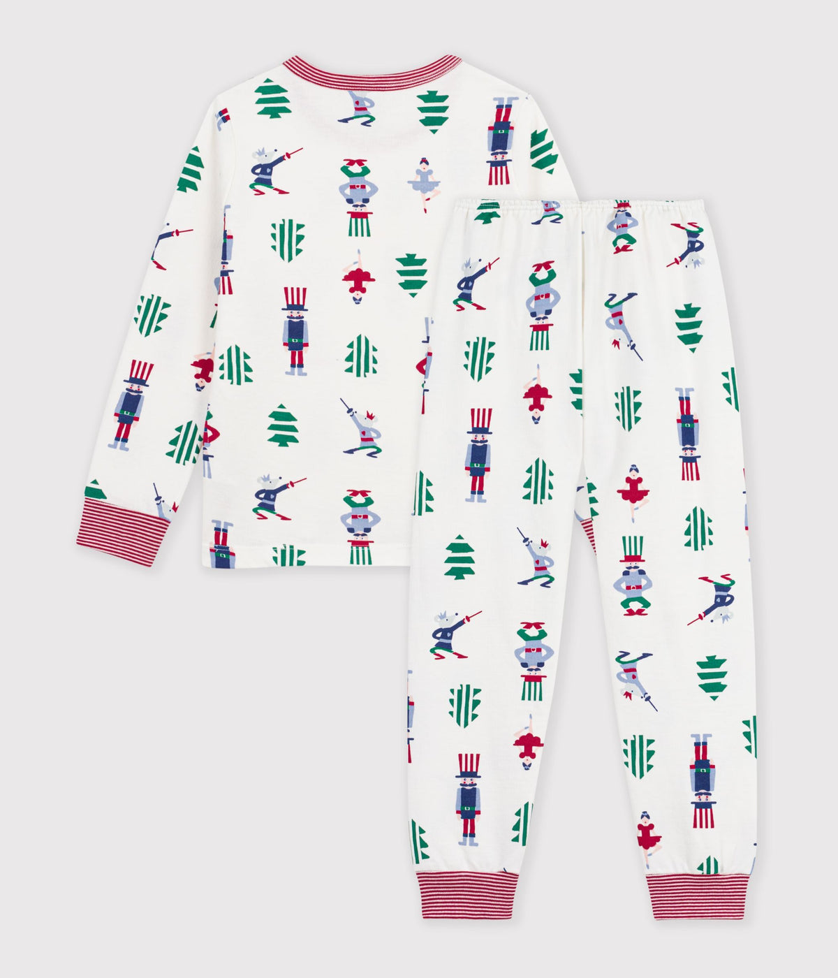 pyjama-enfant-en-molleton-imprimé-noël