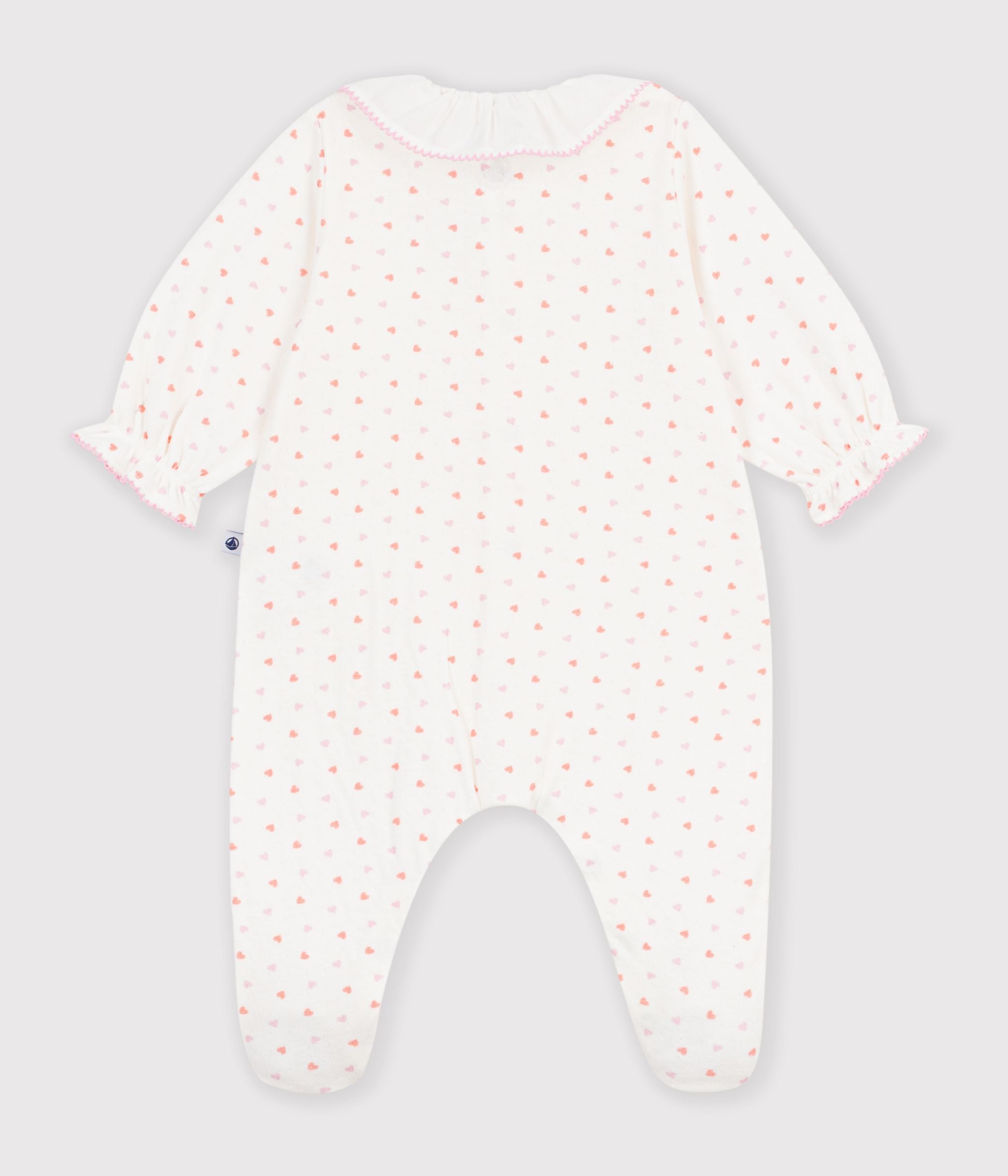 pyjama-bébé-en-tubique-imprimé-à-coeurs