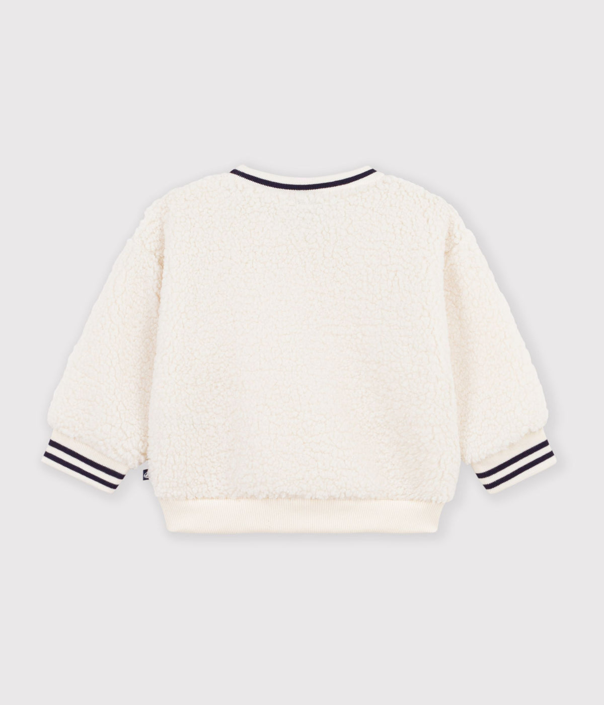 sweatshirt-bébé-en-sherpa-unie