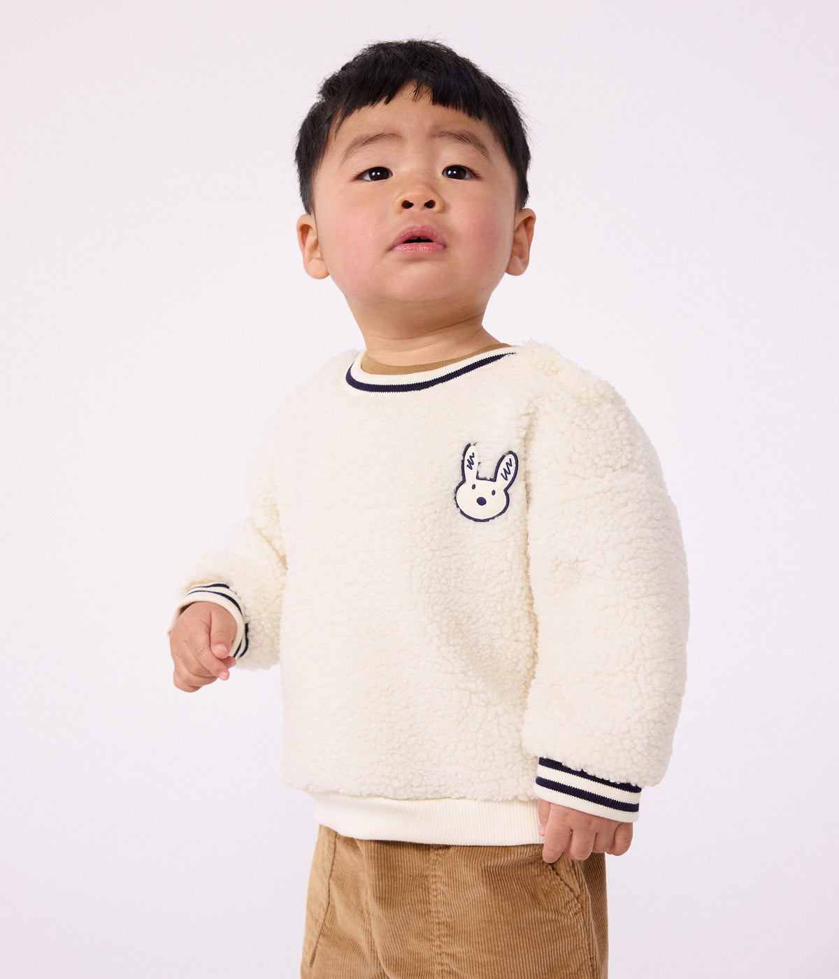 sweatshirt-bébé-en-sherpa-unie