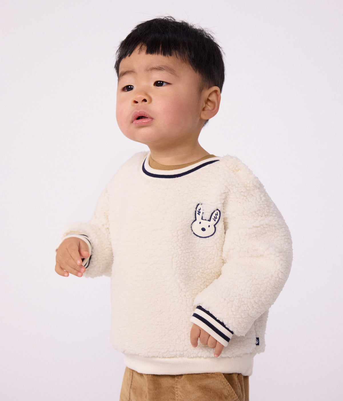 sweatshirt-bébé-en-sherpa-unie