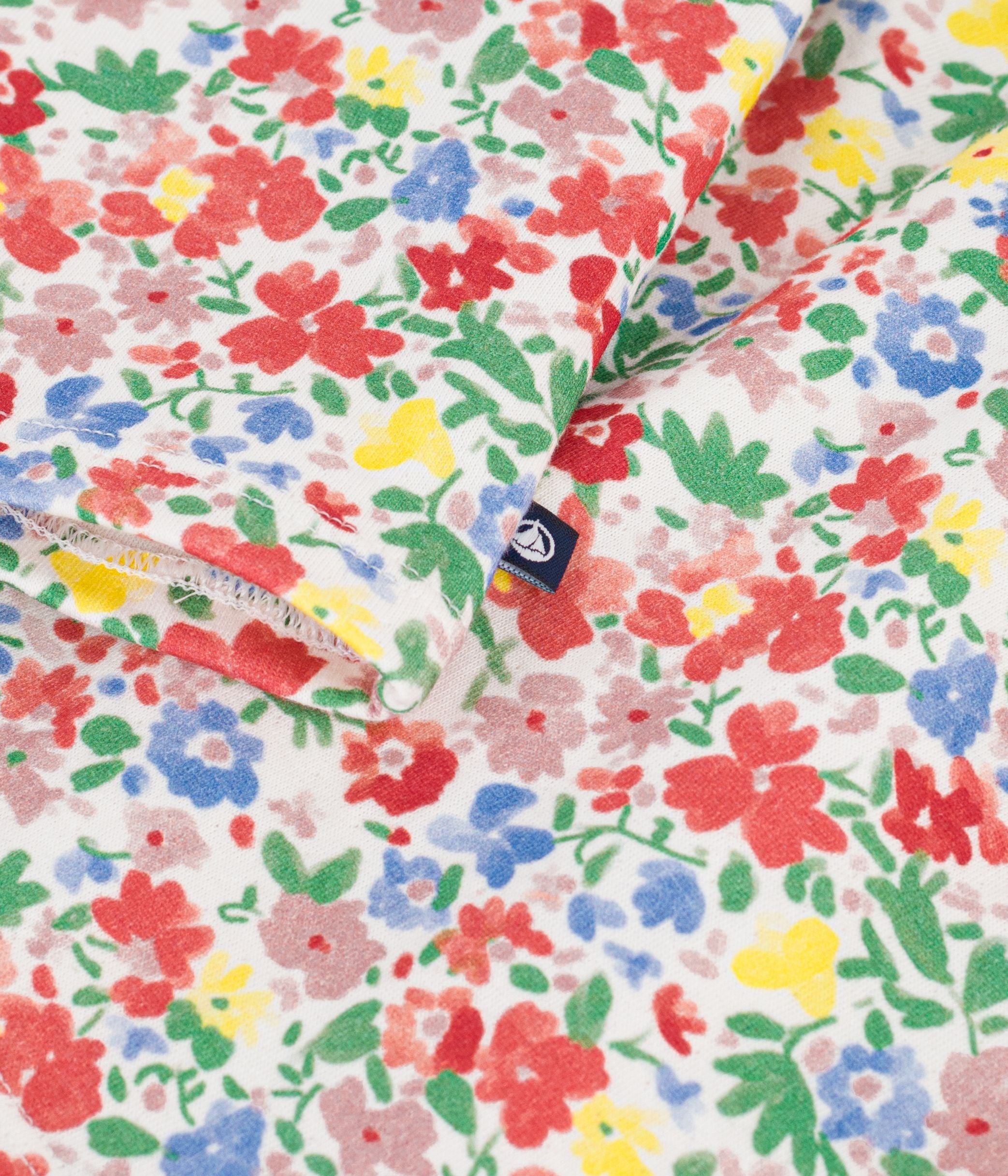 robe-bébé-en-coton-manches-longues-imprimée-à-fleurs