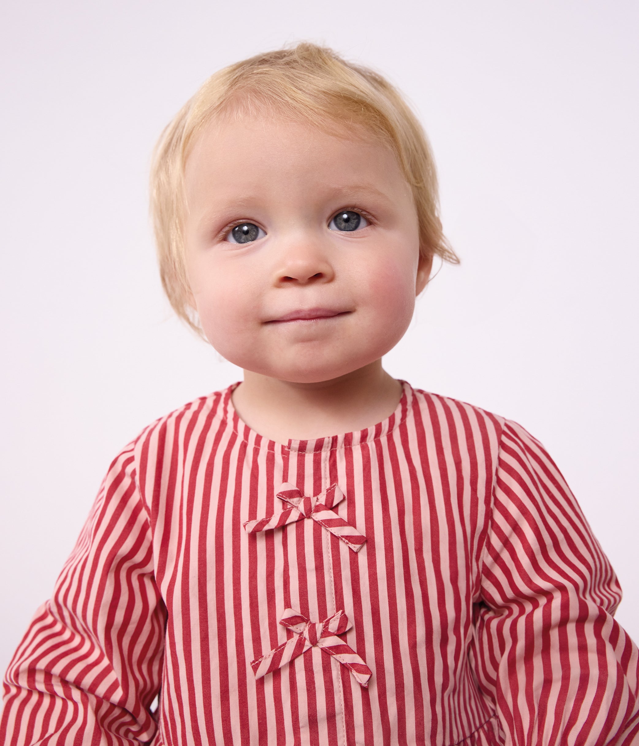 blouse-bébé-en-coton-manches-longues-à-rayures