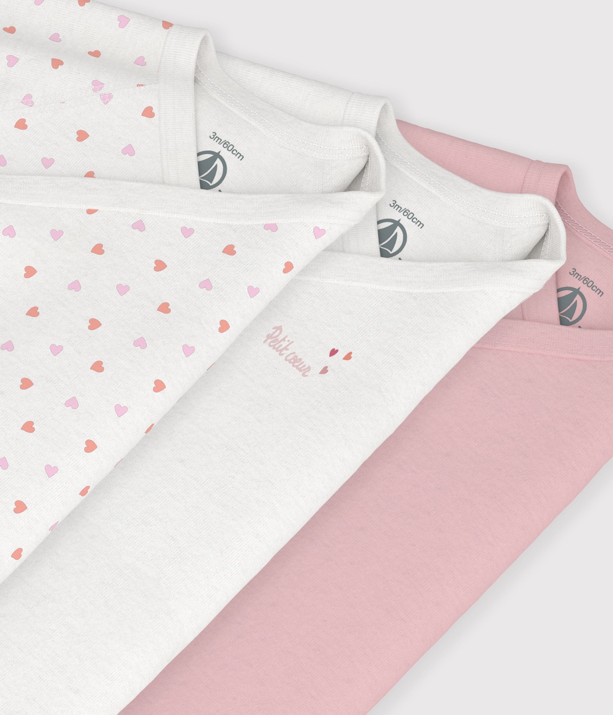 lot-de-bodies-croisés-manches-longues-en-coton-imprimé-bébé