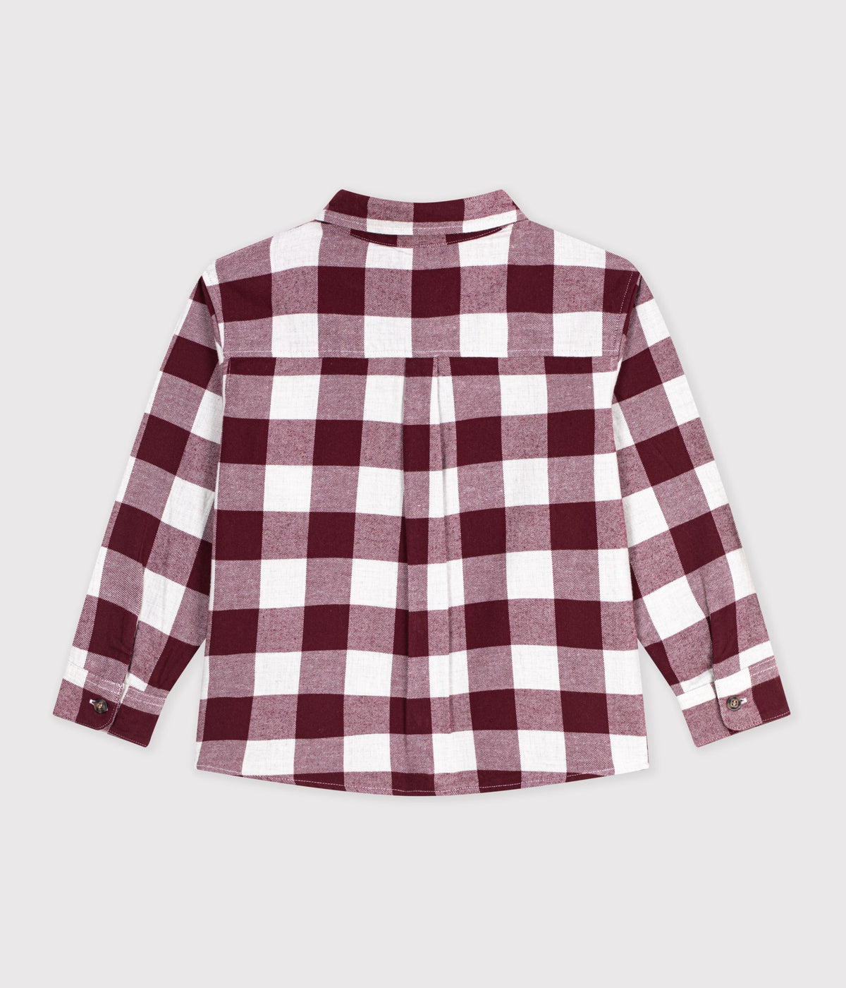 chemise-enfant-en-coton-à-carreaux
