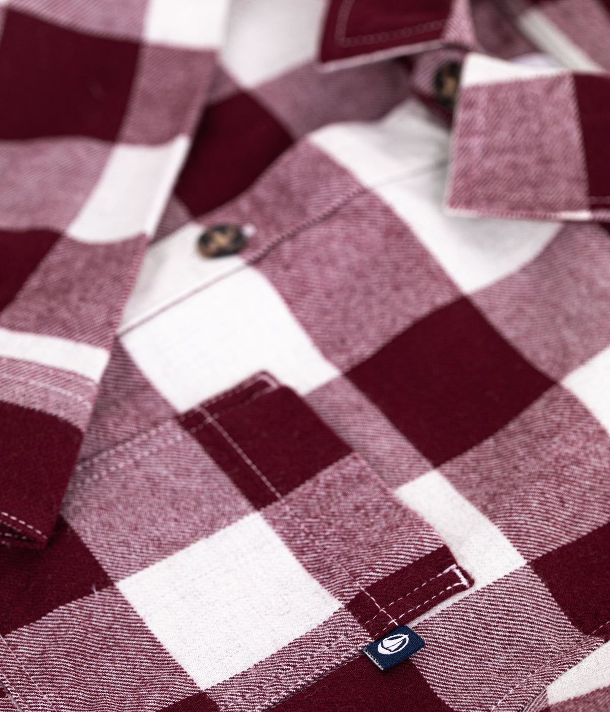 chemise-enfant-en-coton-à-carreaux