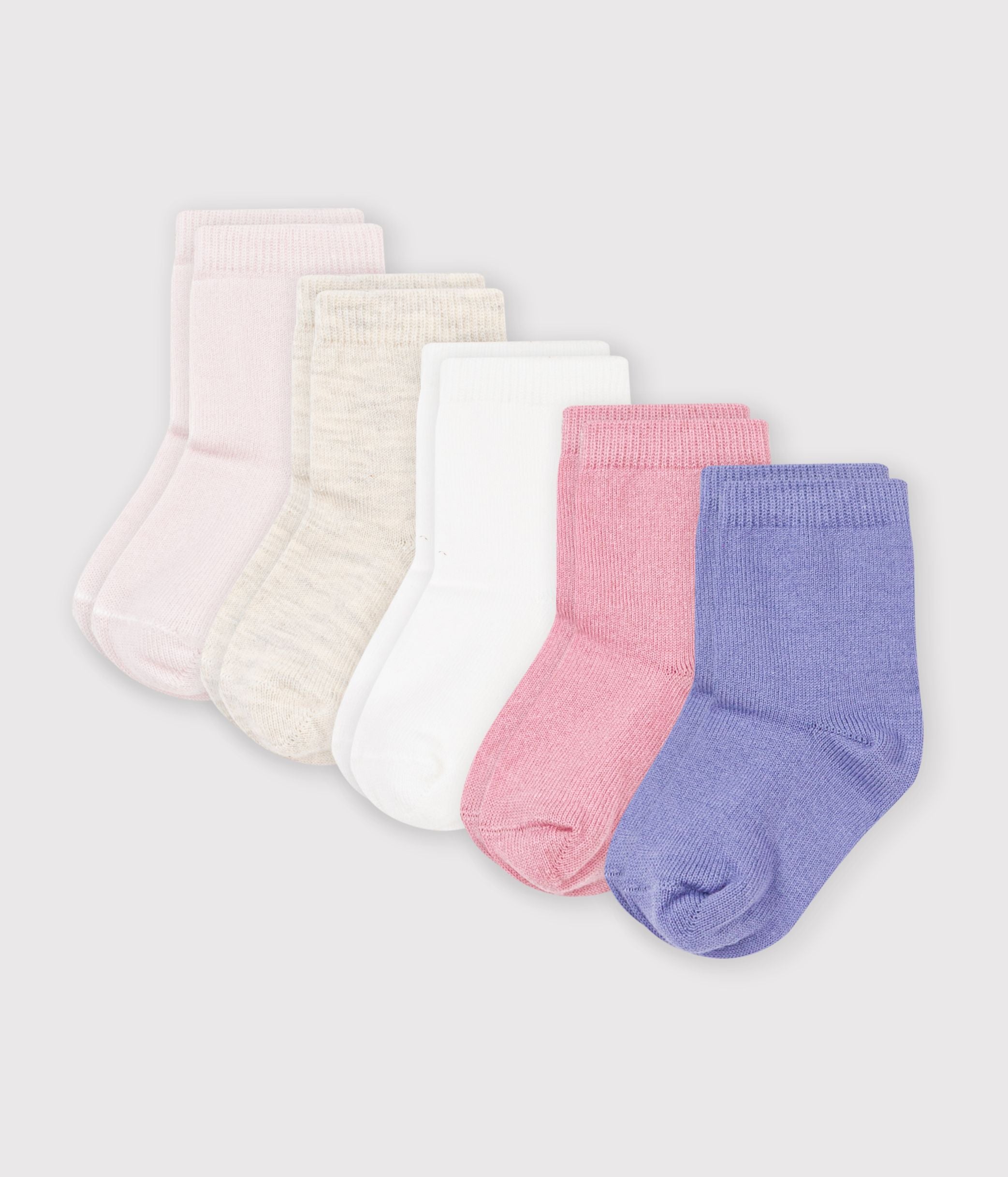 5-paires-de-chaussettes-bébé-en-coton-unies