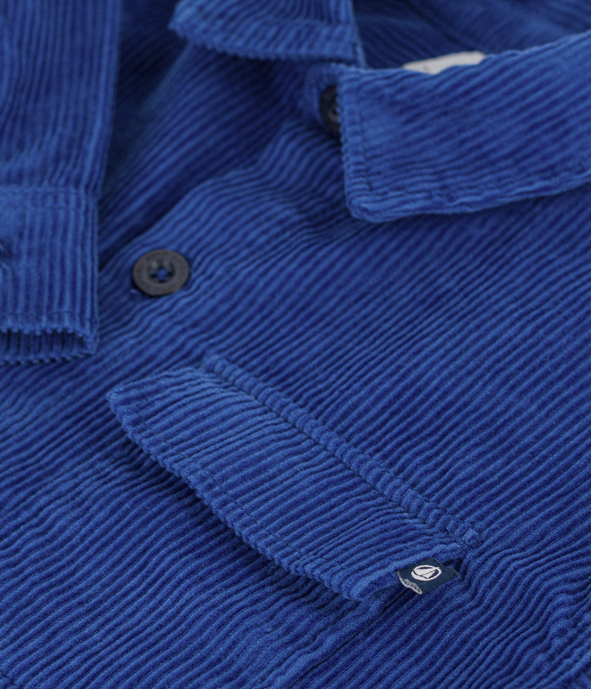 chemise-enfant-en-velours-uni