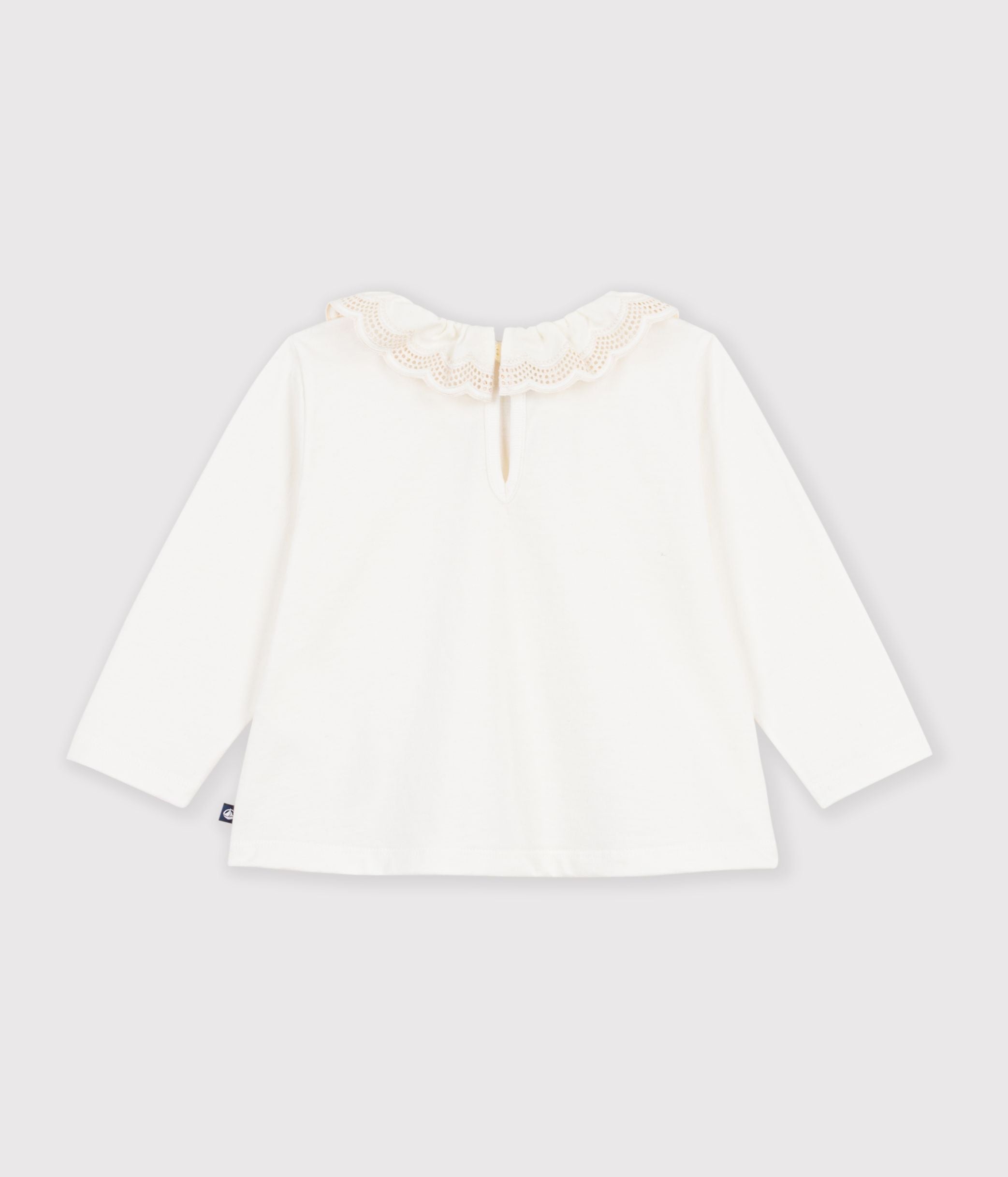 tee-shirt-bébé-en-coton-manches-longues-uni
