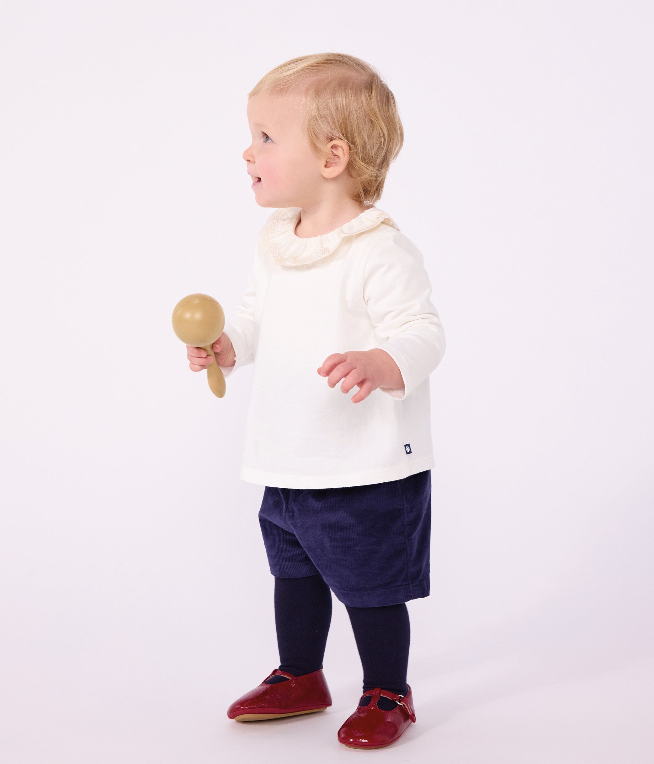 tee-shirt-bébé-en-coton-manches-longues-uni