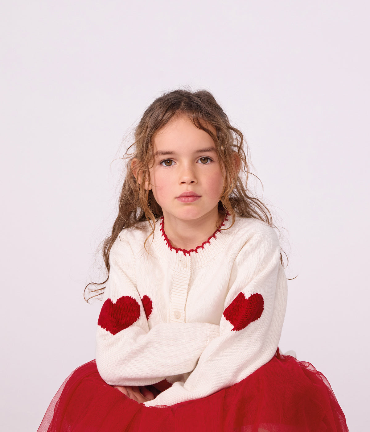 cardigan-enfant-en-laine-et-coton-à-motifs