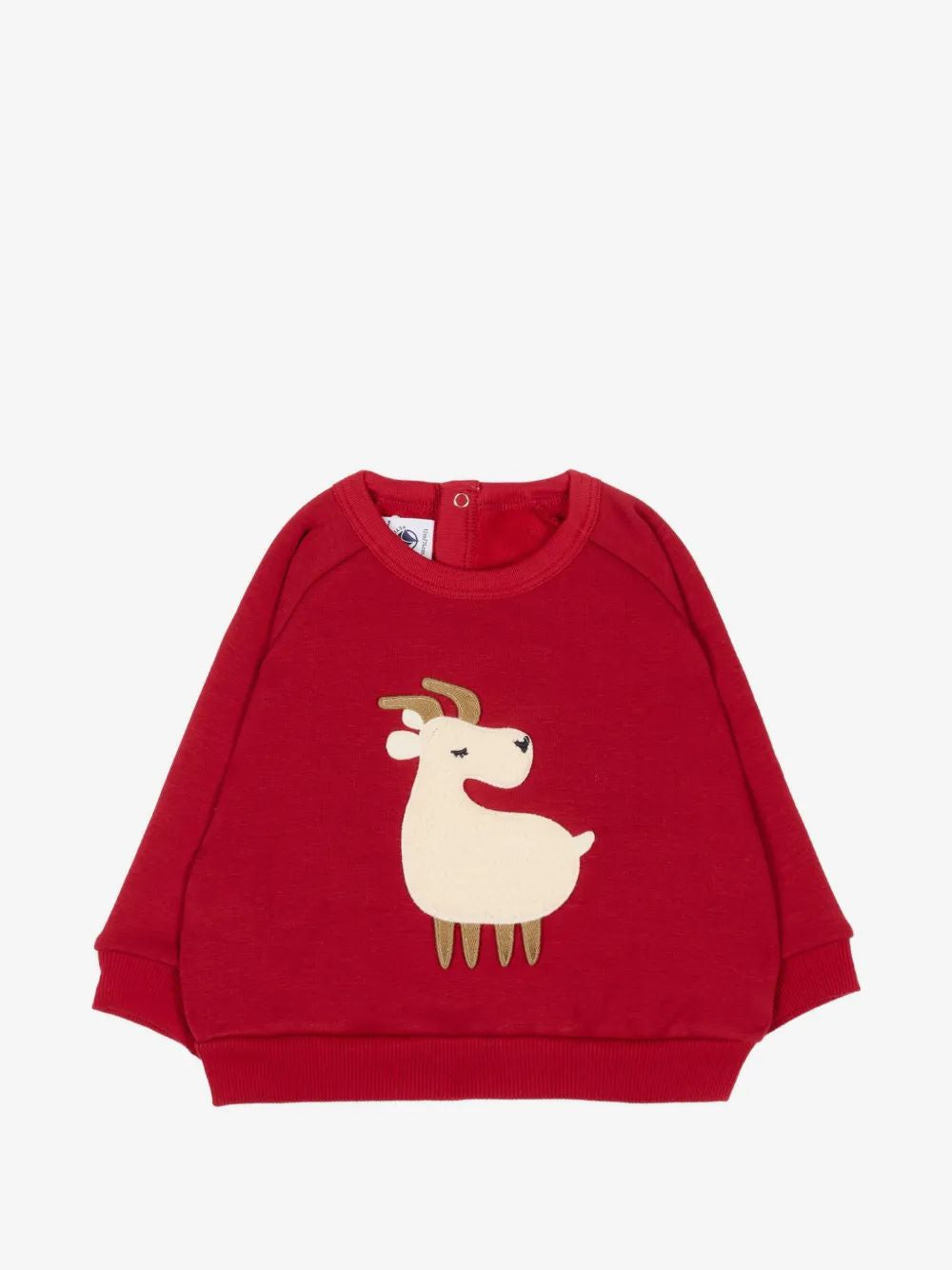 sweatshirt-bébé-en-coton-à-motif-animalier