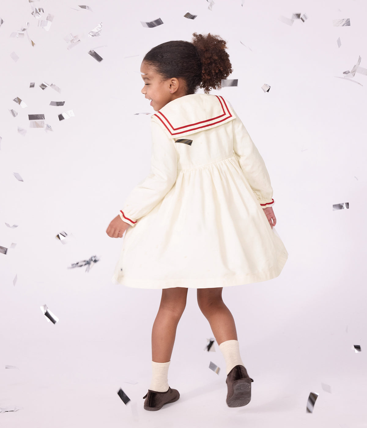 robe-enfant-en-velours-manches-longue-unie