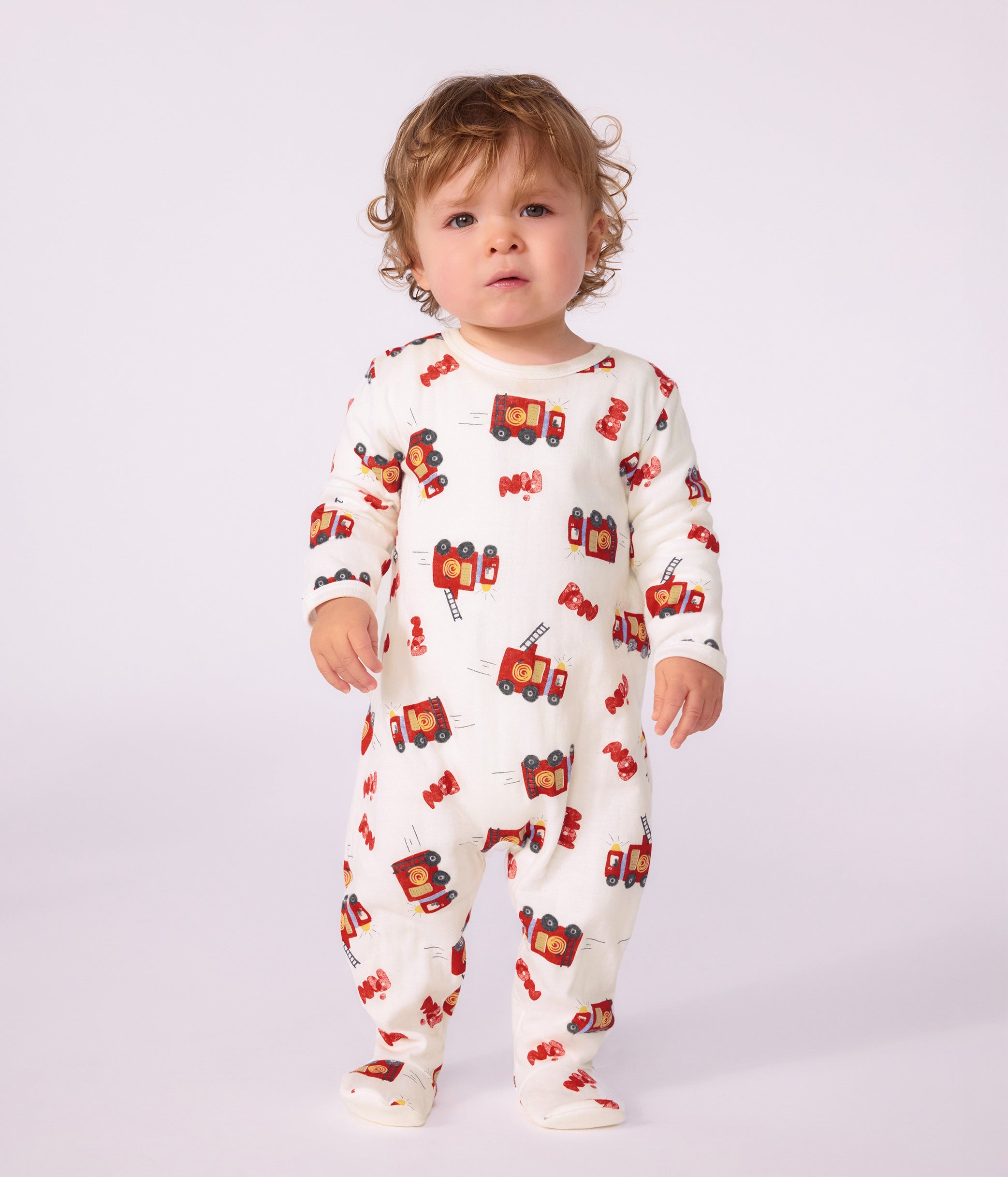 pyjama-bébé-en-tubique-ouverture-dos-imprimé-pompier