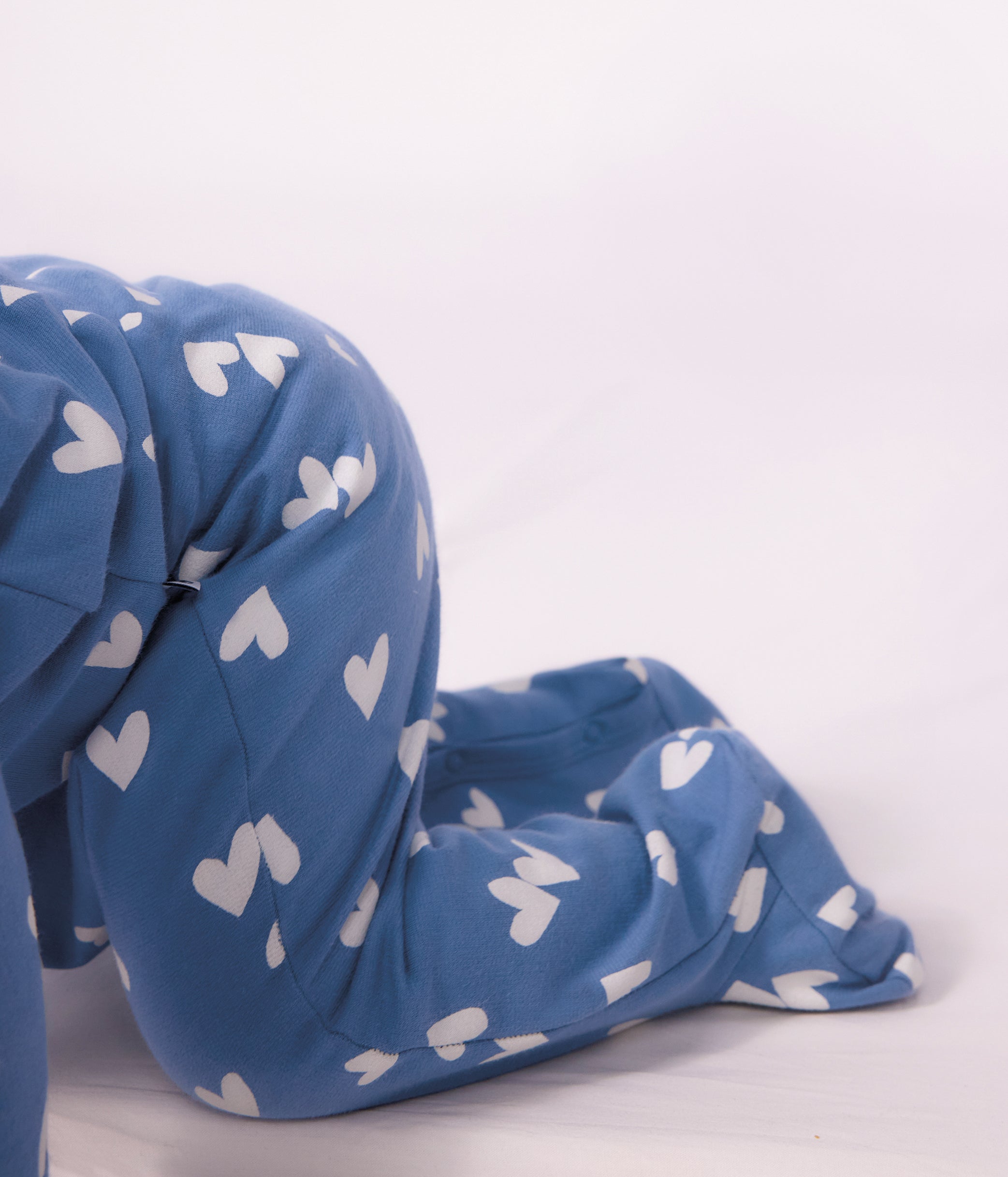 pyjama-bébé-en-molleton-imprimé-coeurs