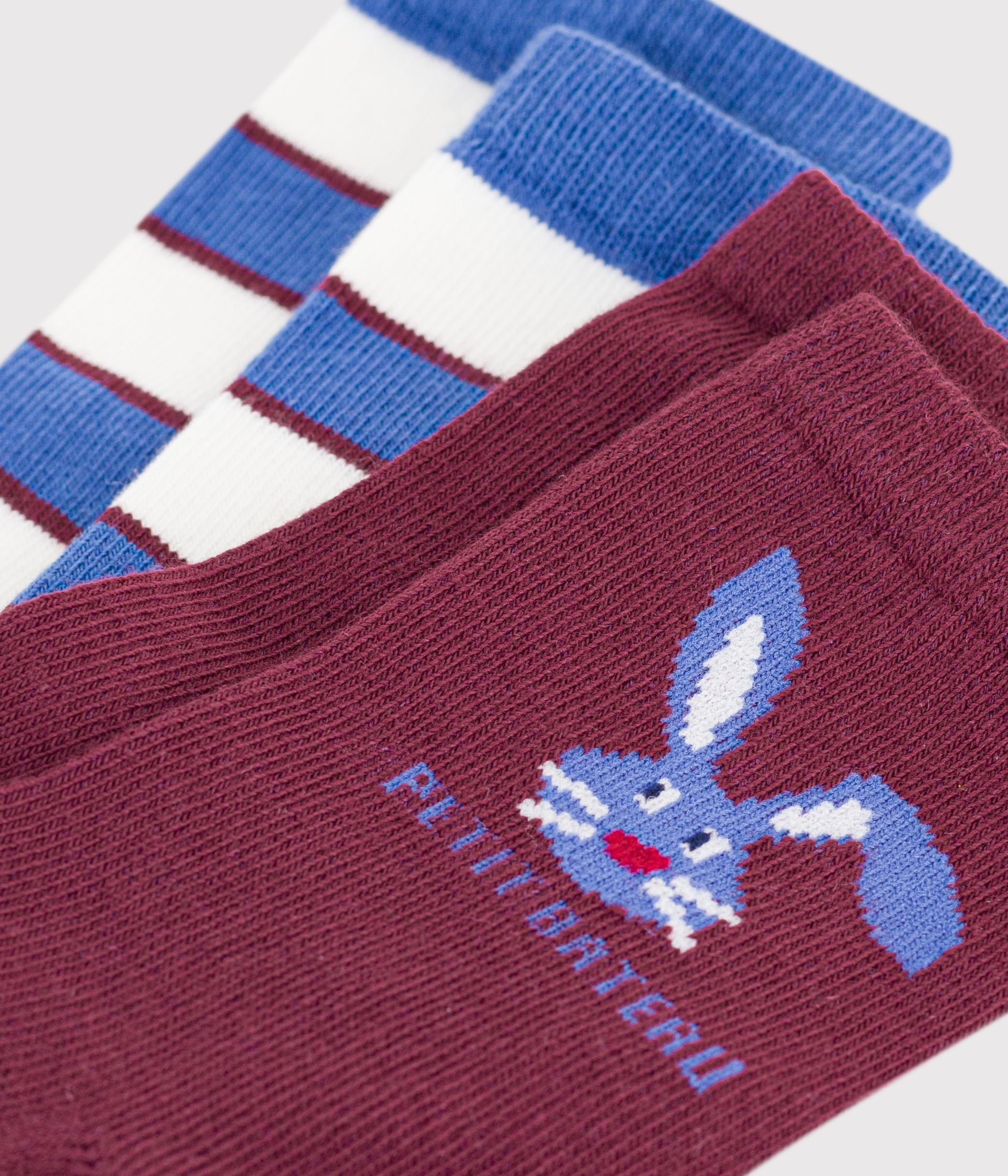 2-paires-de-chaussettes-enfant-en-coton-rayées-et-motif-animalier