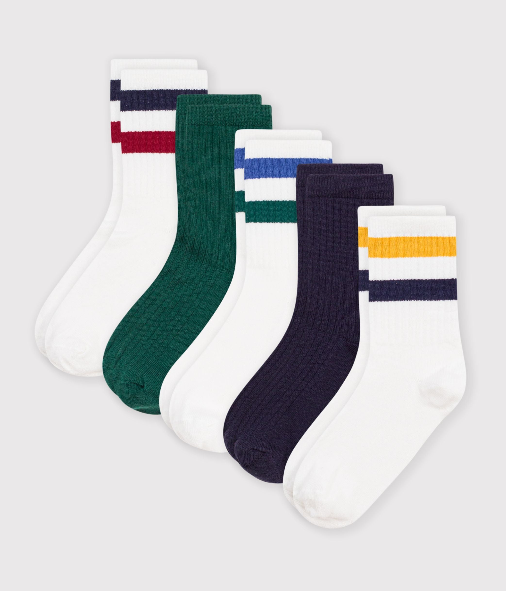 5-paires-de-chaussettes-enfant-en-coton-unies