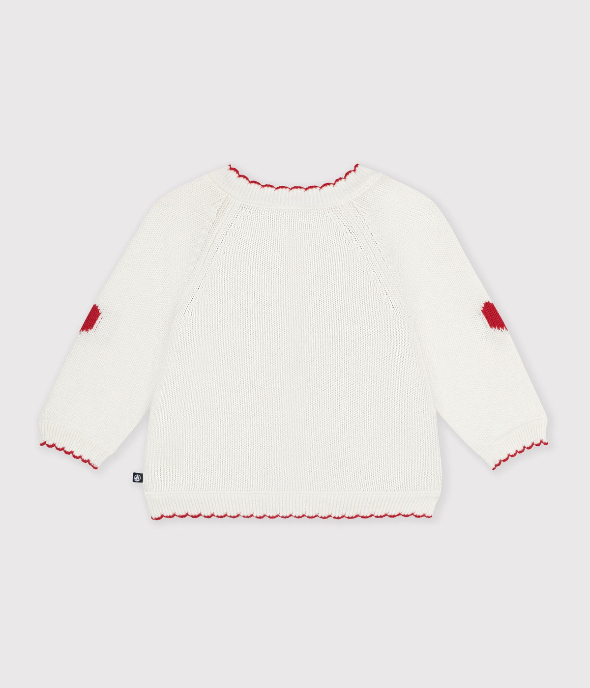 cardigan-bébé-en-tricot-laine-et-coton-et-motifs-jacquards