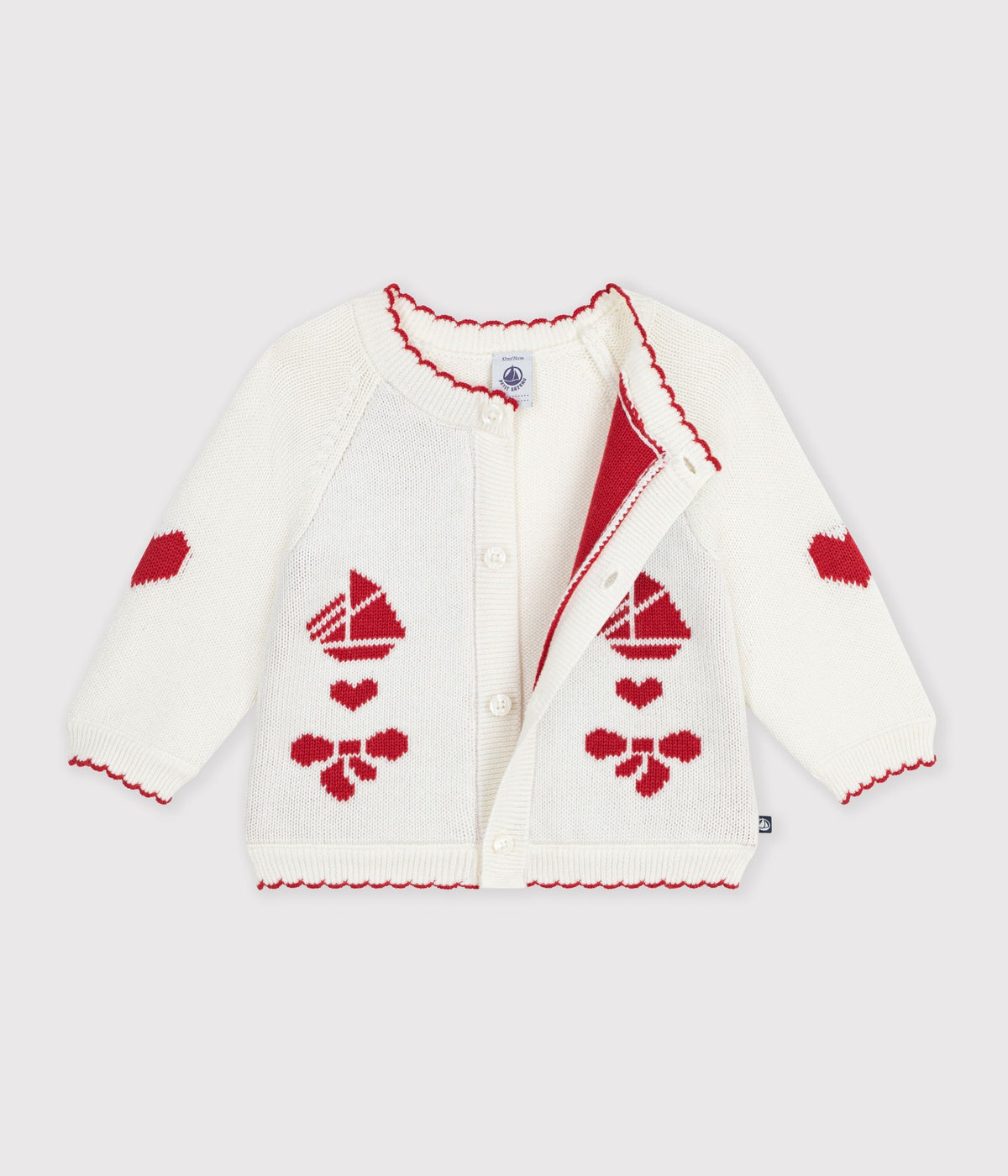 cardigan-bébé-en-tricot-laine-et-coton-et-motifs-jacquards